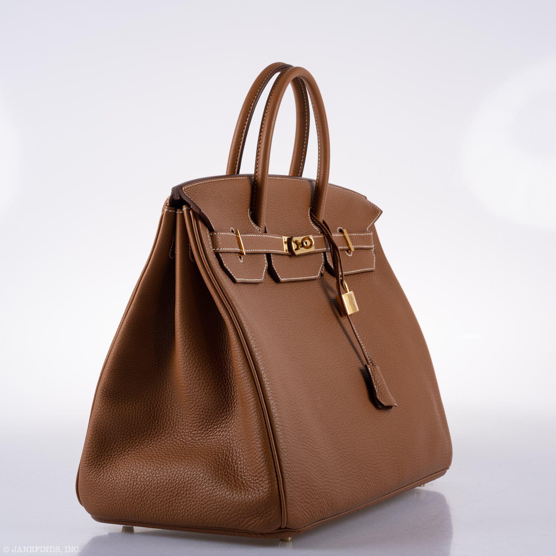 Hermès Birkin 40 Gold Togo Gold Hardware - 2011, O Square