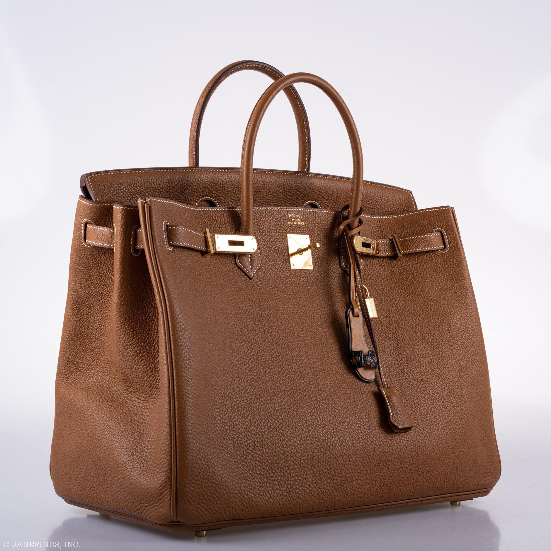 Hermès Birkin 40 Gold Togo Gold Hardware - 2011, O Square