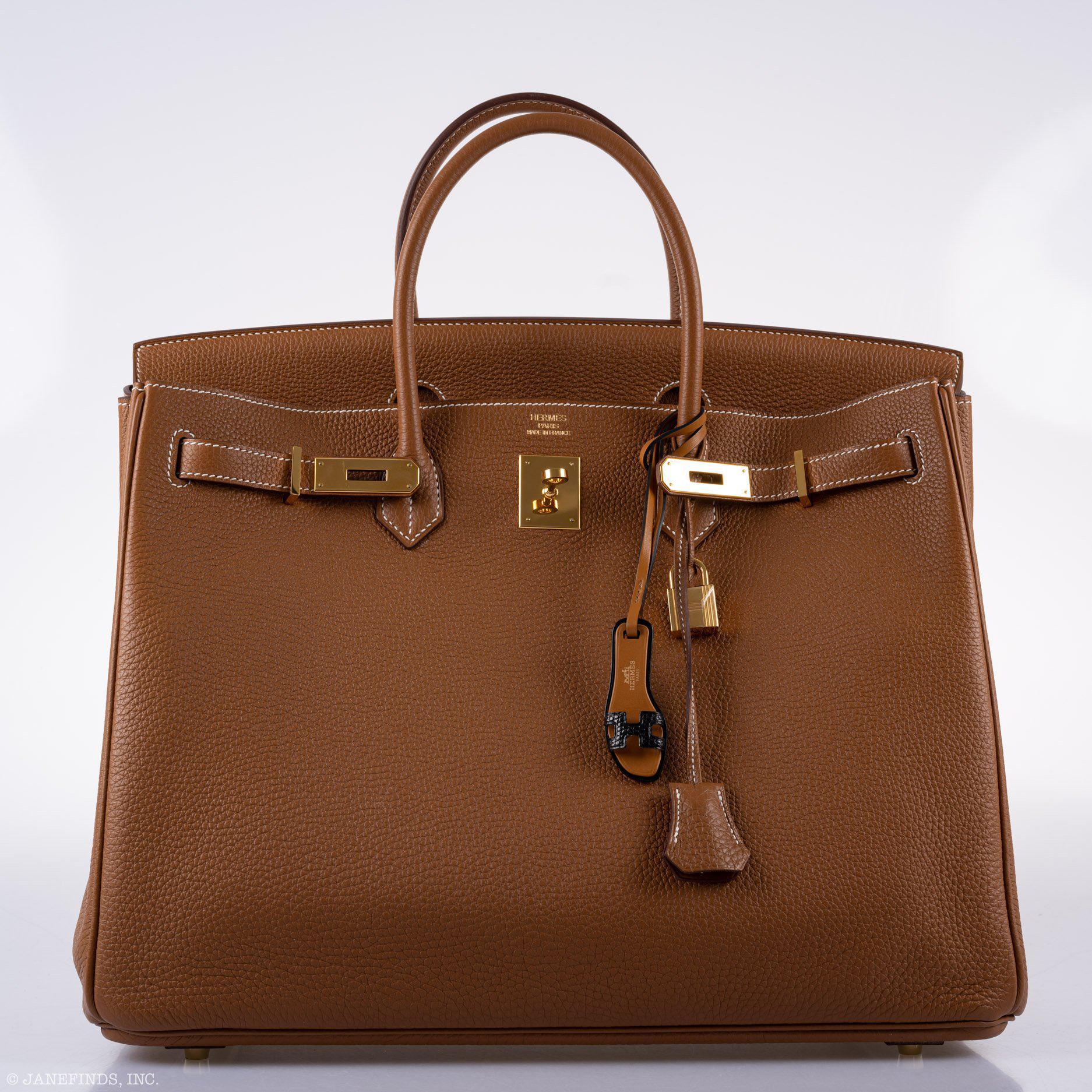 Hermès Birkin 40 Gold Togo Gold Hardware - 2011, O Square