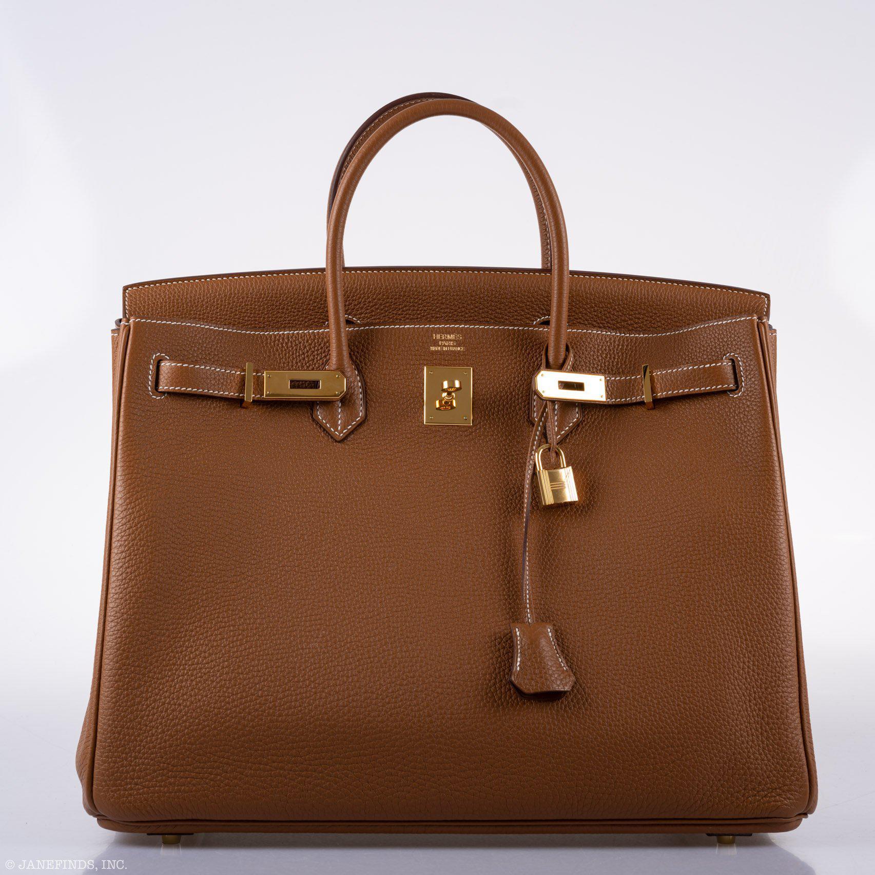 Hermès Birkin 40 Gold Togo Gold Hardware - 2011, O Square