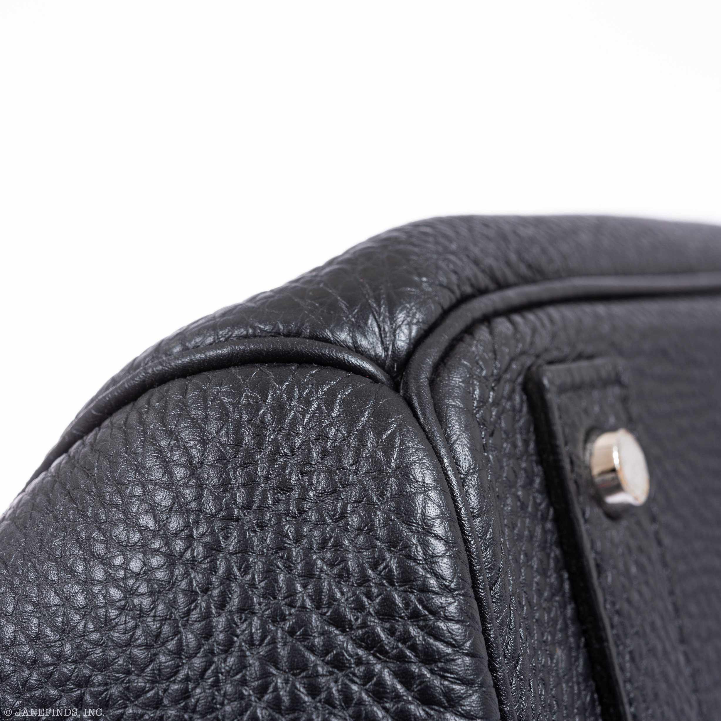 Hermès Birkin 40 HAC Black Clemence Palladium Hardware