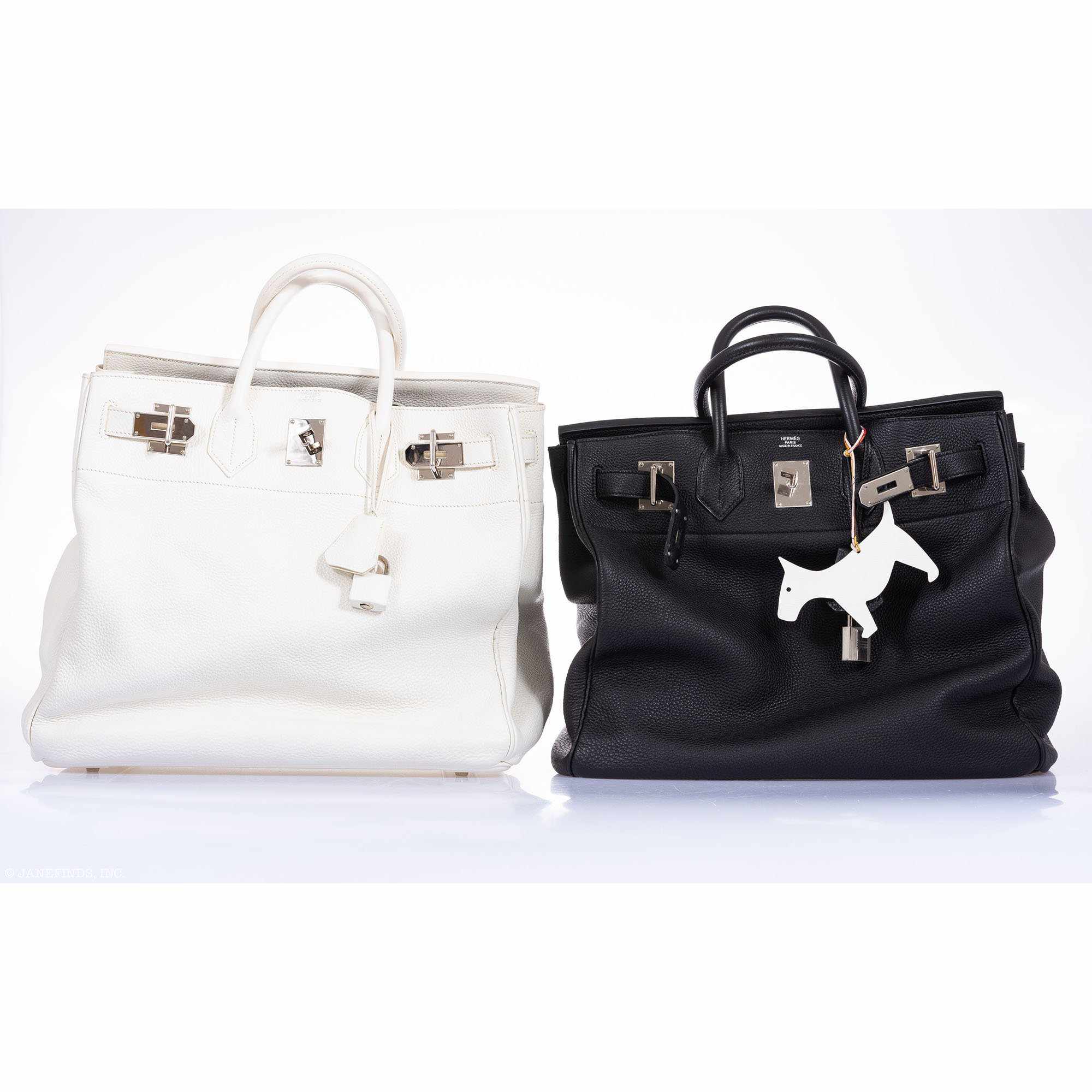 Hermès Birkin 40 HAC Black Clemence Palladium Hardware