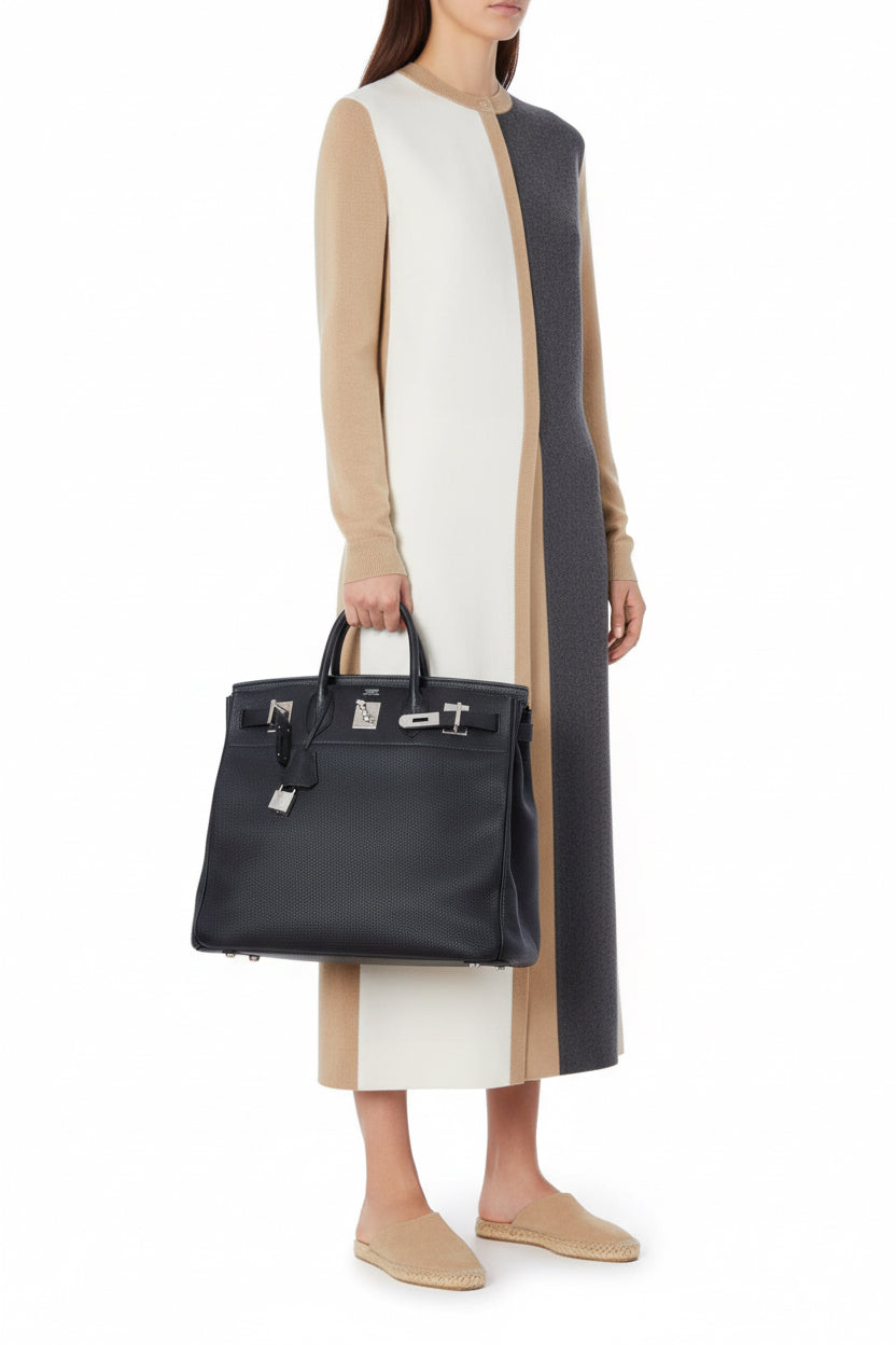 Hermès Birkin 40 HAC Black Clemence Palladium Hardware