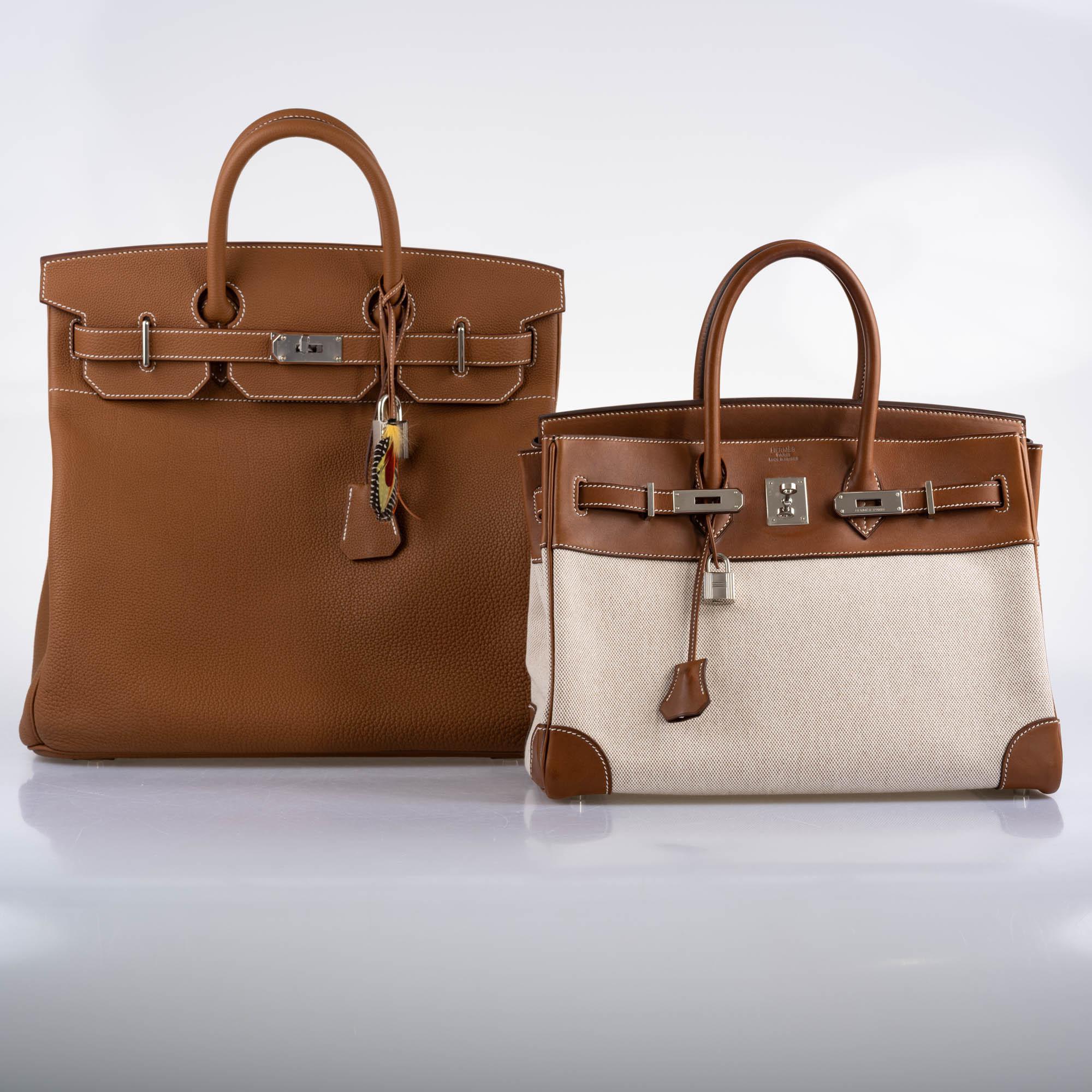 Hermès Birkin 40 HAC Gold Togo leather Palladium Hardware - 2021, Z