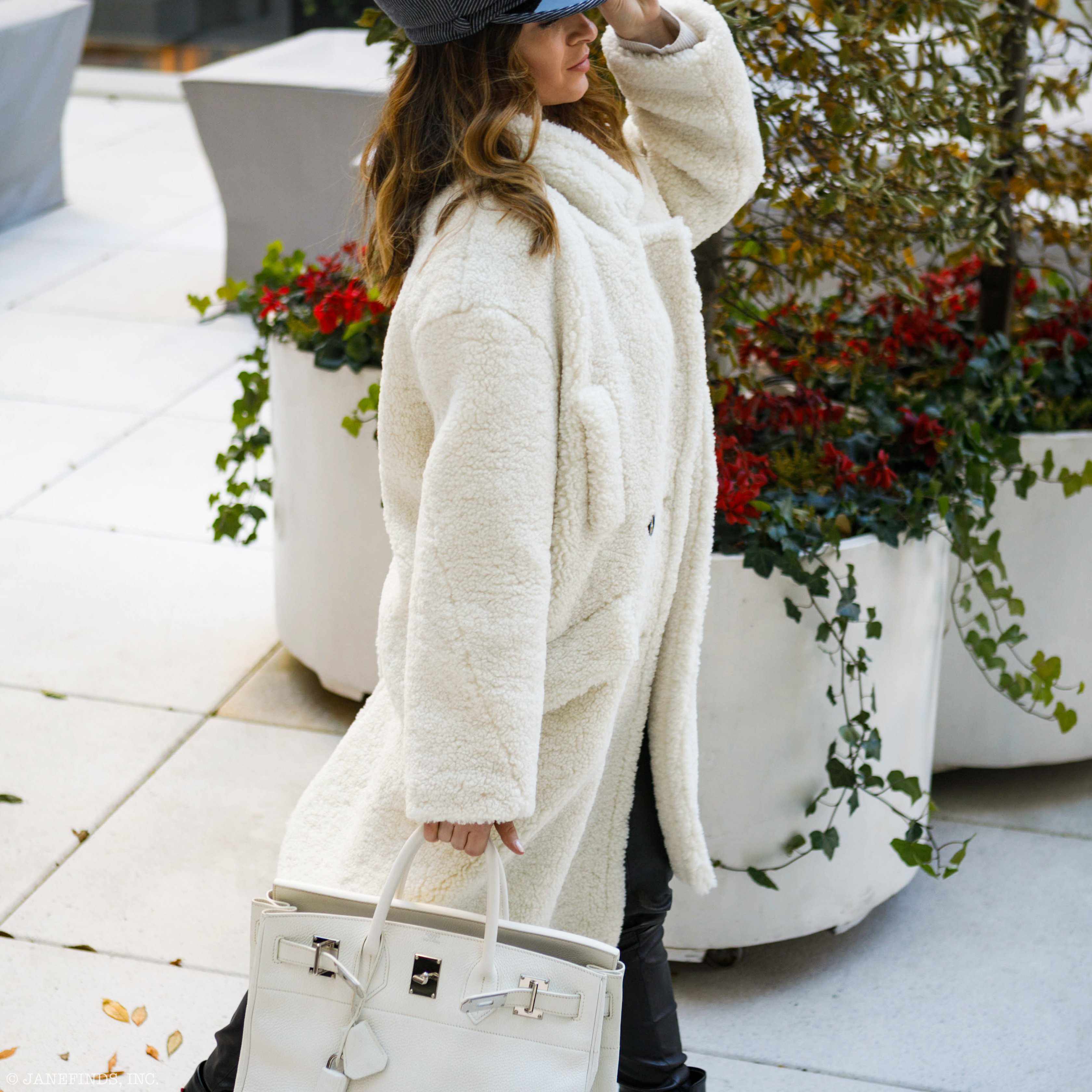 Hermès Birkin 40 HAC White Togo Palladium Hardware