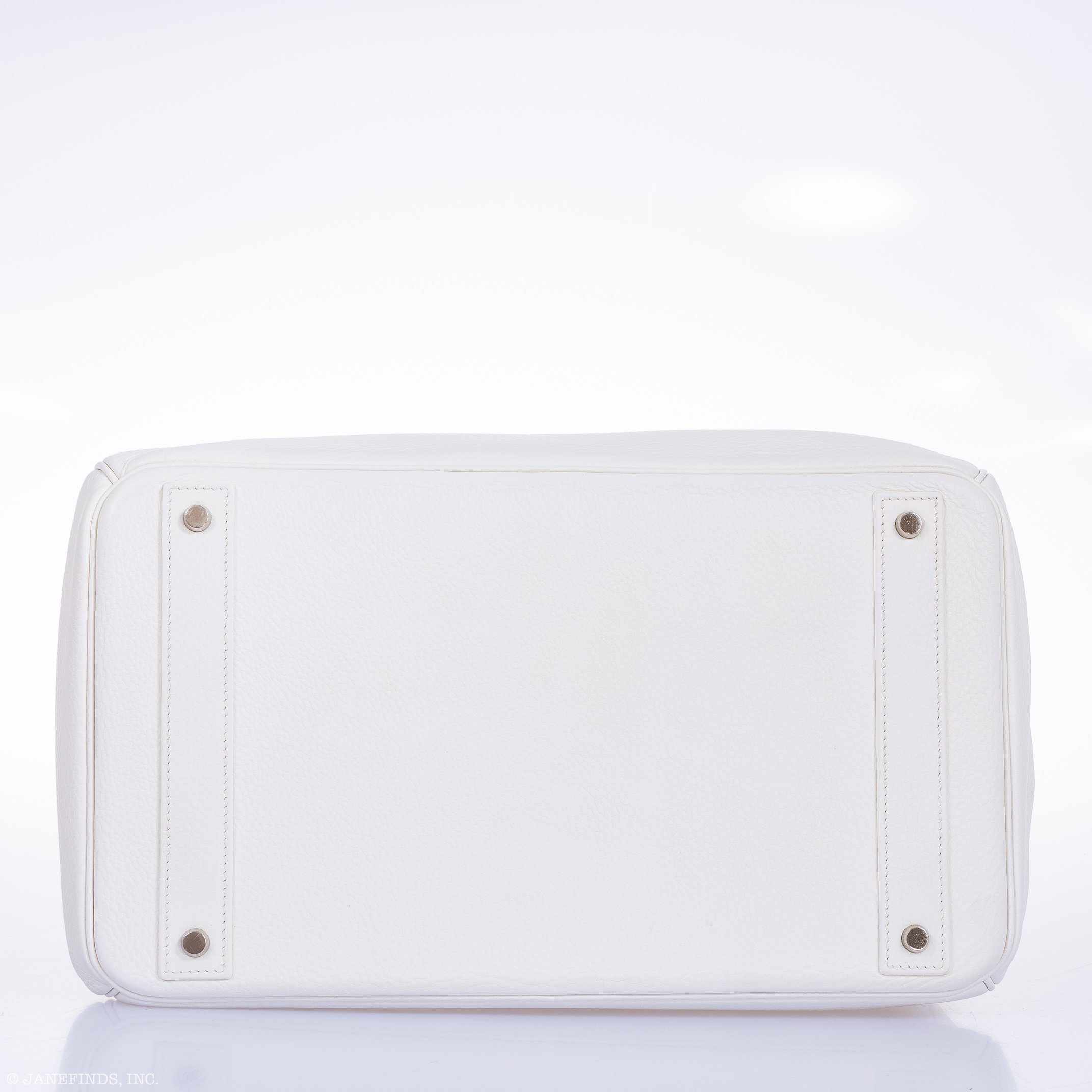 Hermès Birkin 40 HAC White Togo Palladium Hardware