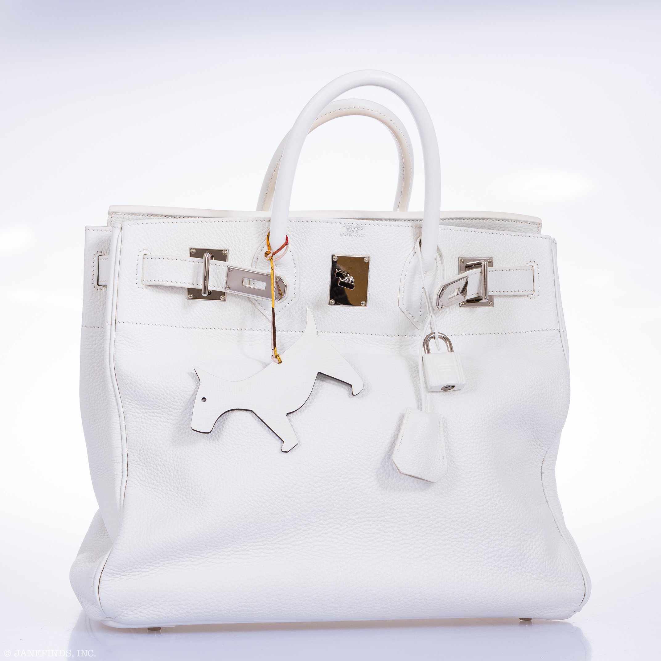 Hermès Birkin 40 HAC White Togo Palladium Hardware
