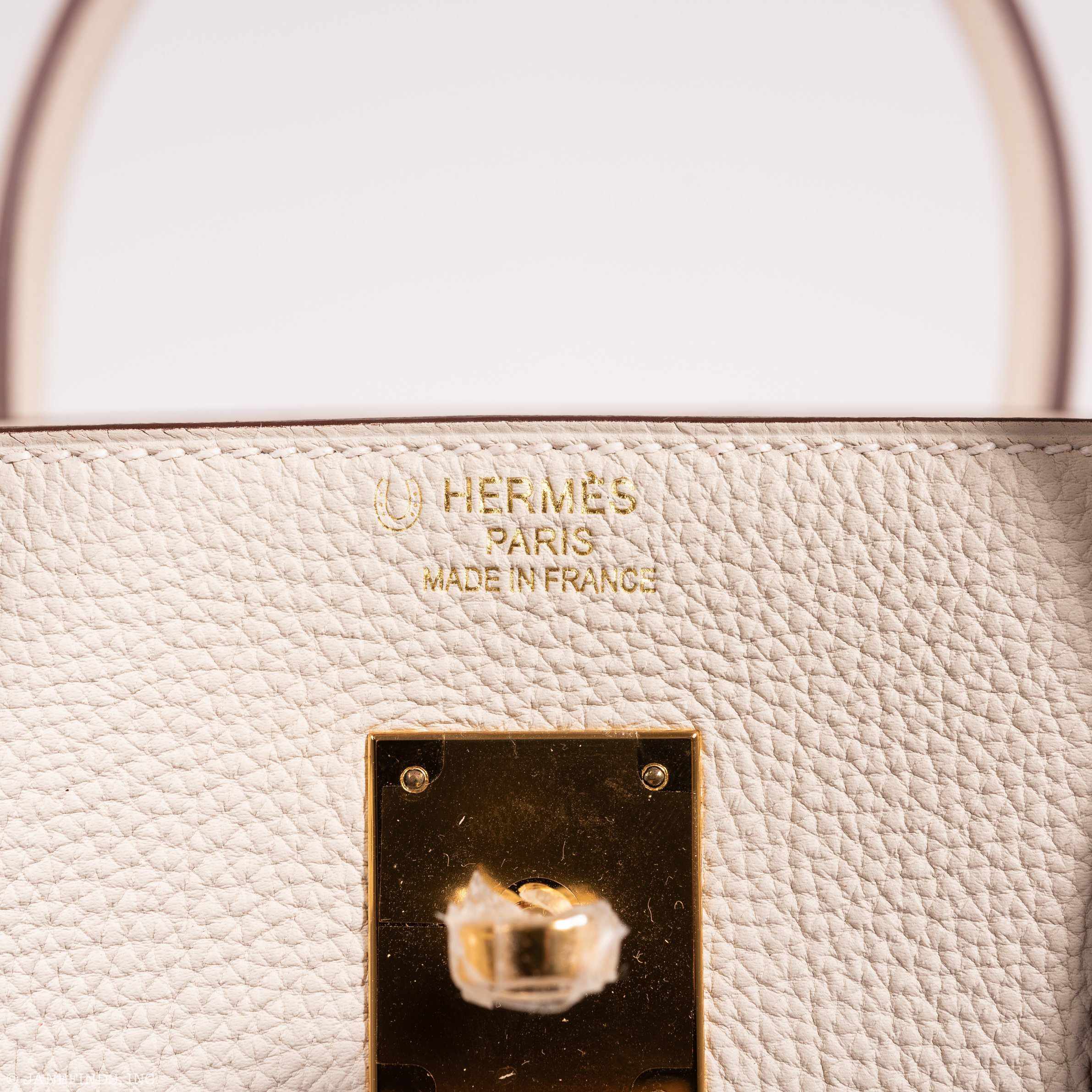 Hermès Birkin 40 HSS Craie And Vermillion Red Togo Gold Hardware