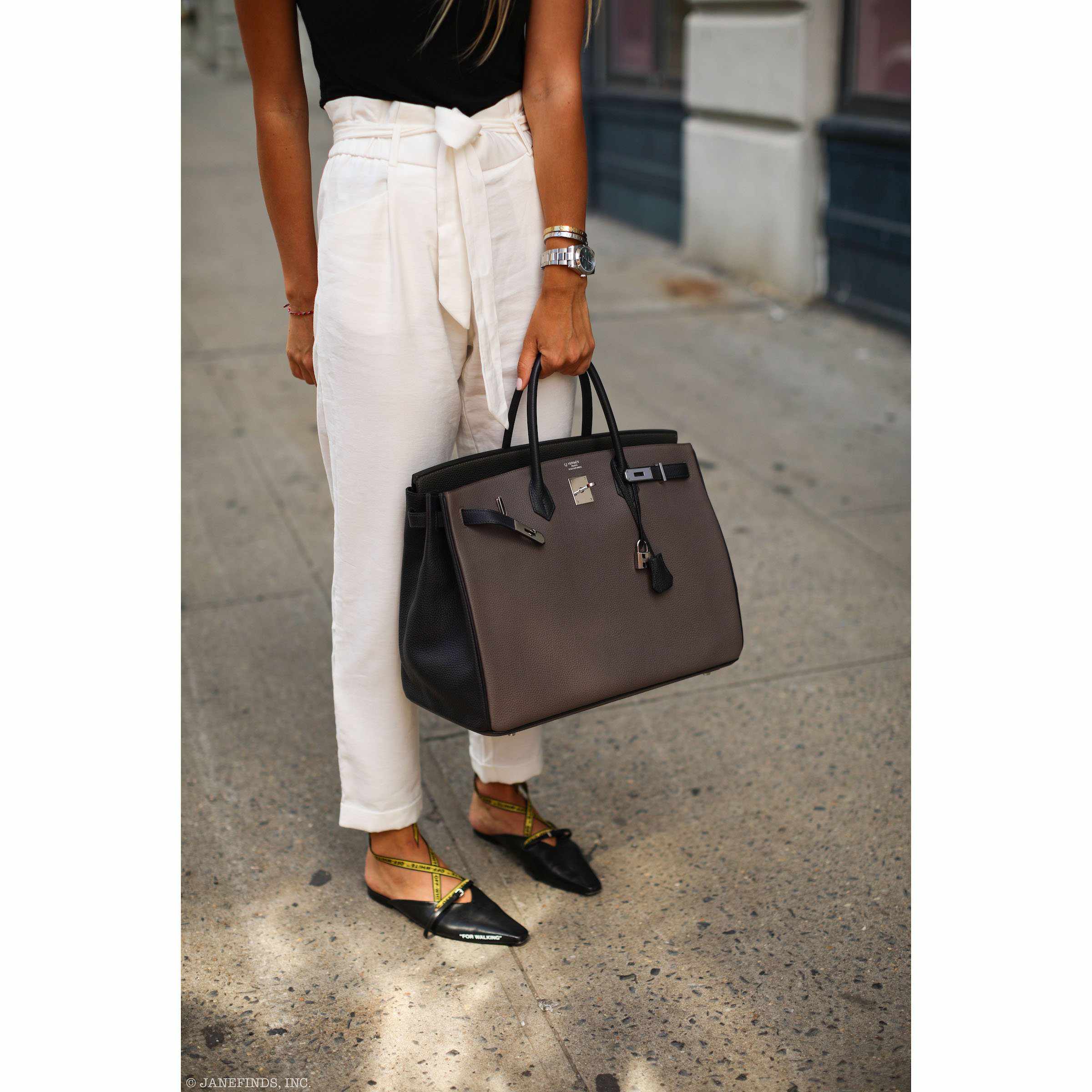 Hermès Birkin 40 HSS Etain Vert Fonce And Black Togo Palladium Hardware