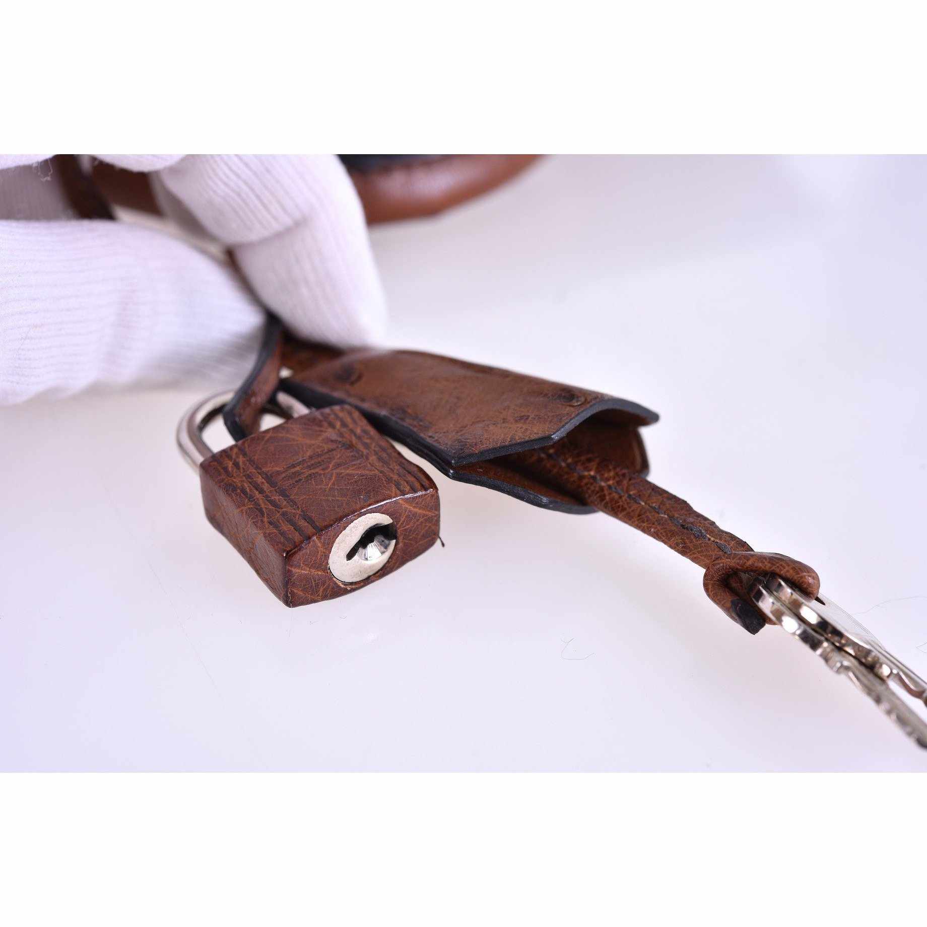 Hermès Birkin 40 Noisette Chevre Leather Beige Ostrich Palladium Hardware