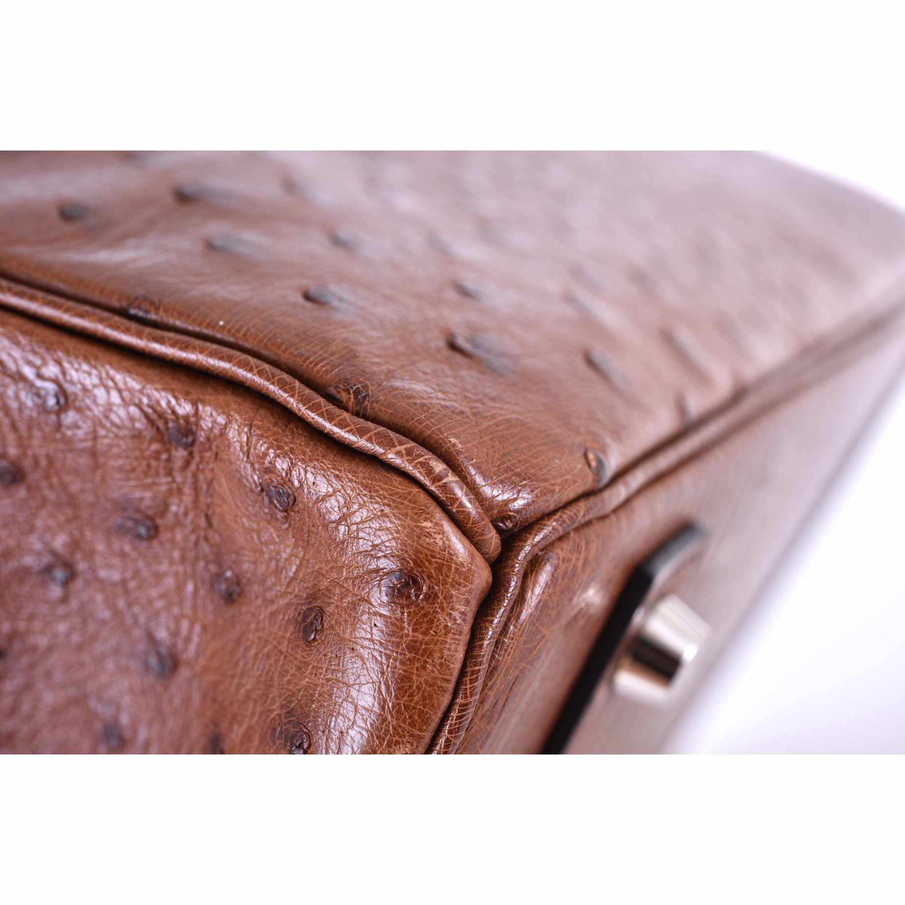 Hermès Birkin 40 Noisette Ostrich Palladium Hardware