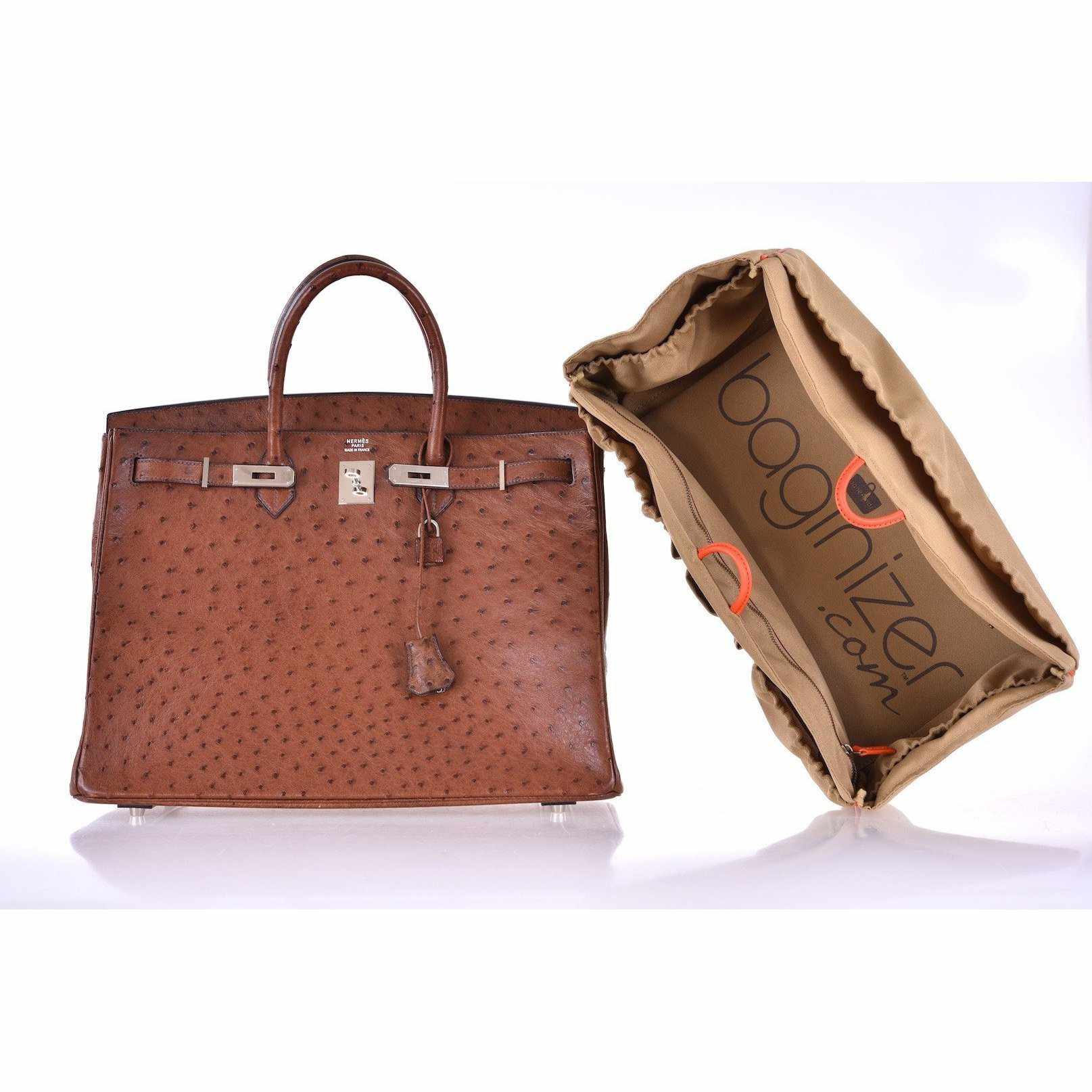 Hermès Birkin 40 Noisette Ostrich Palladium Hardware