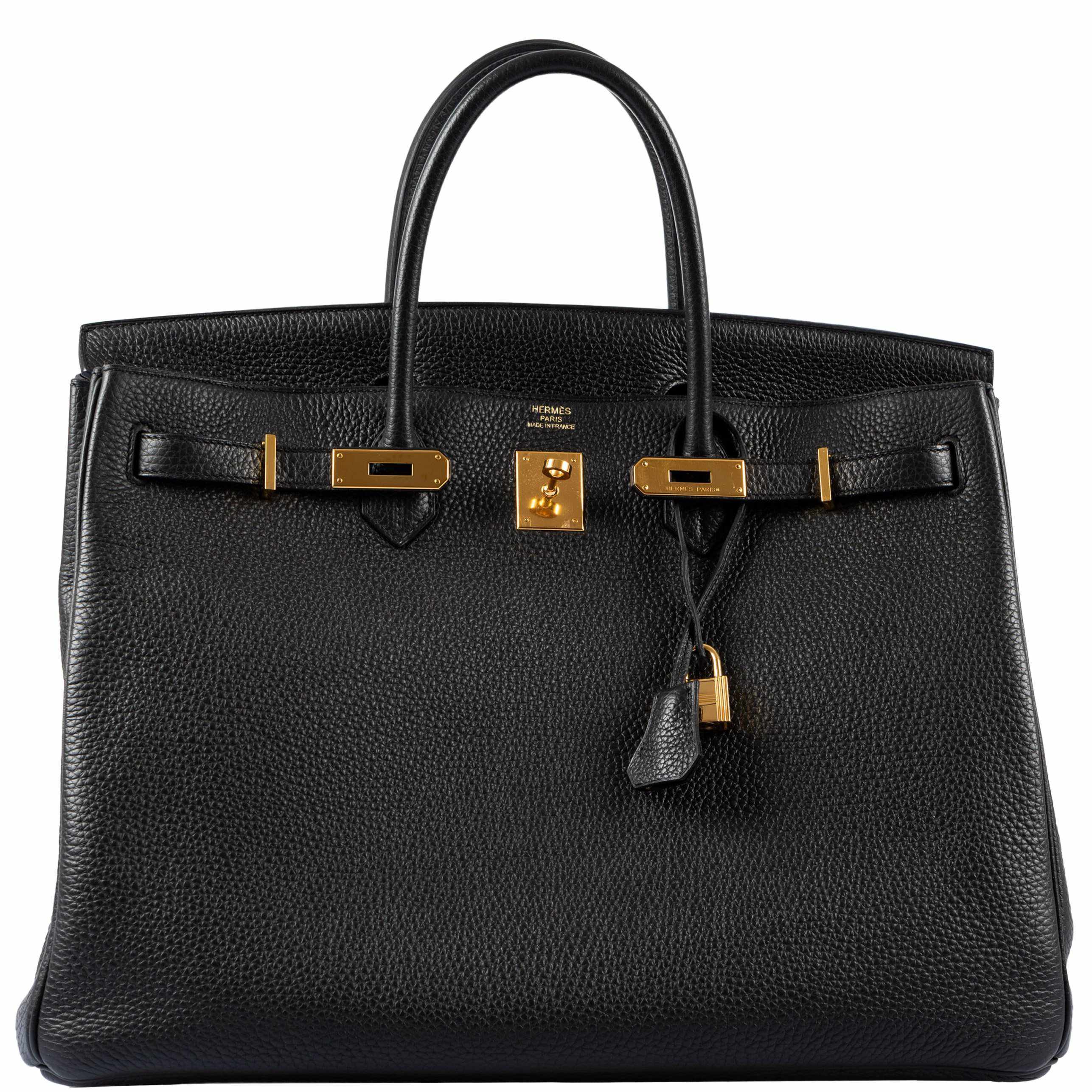 Hermès Birkin 40 Plomb Clemence Gold Hardware - 2017