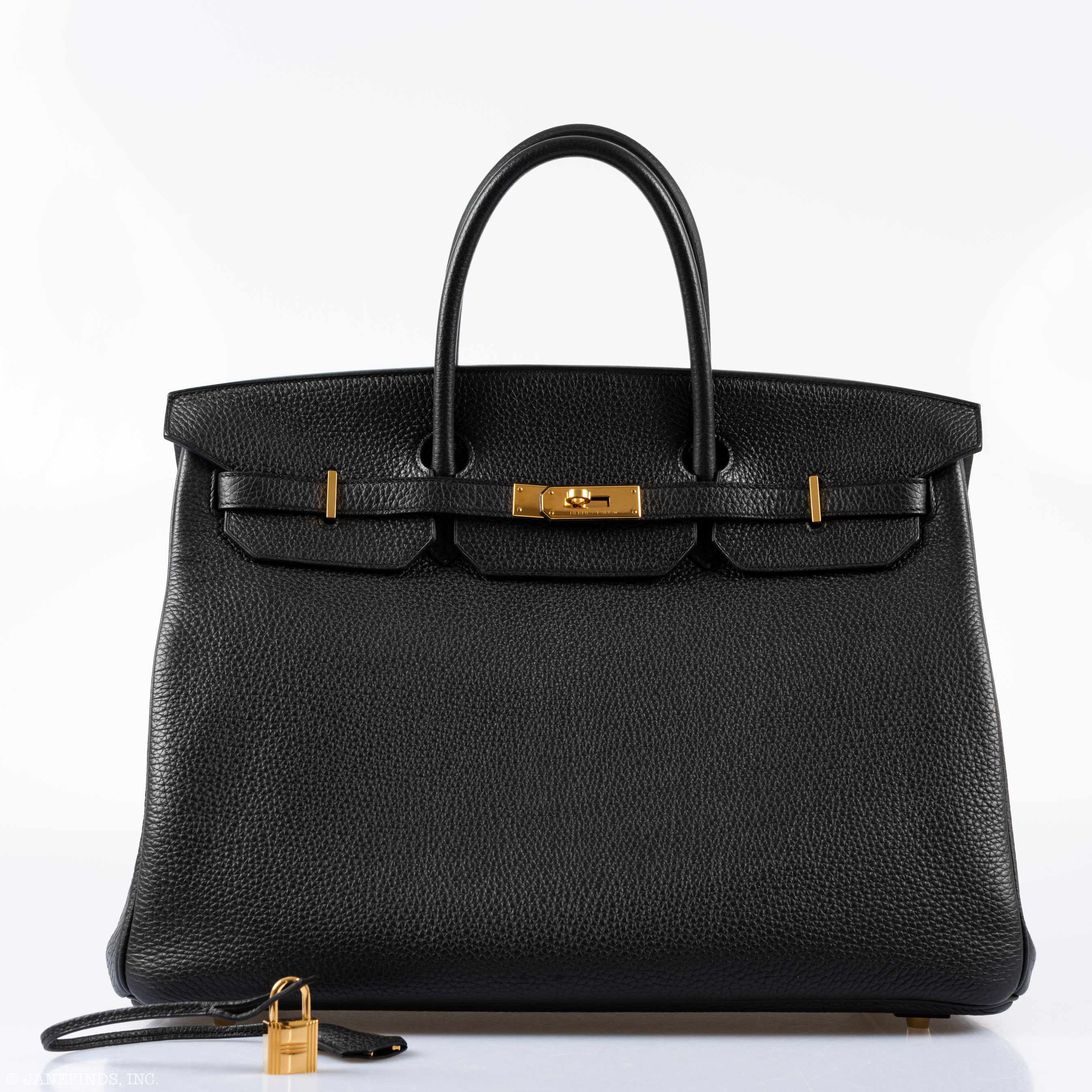 Hermès Birkin 40 Plomb Clemence Gold Hardware - 2017