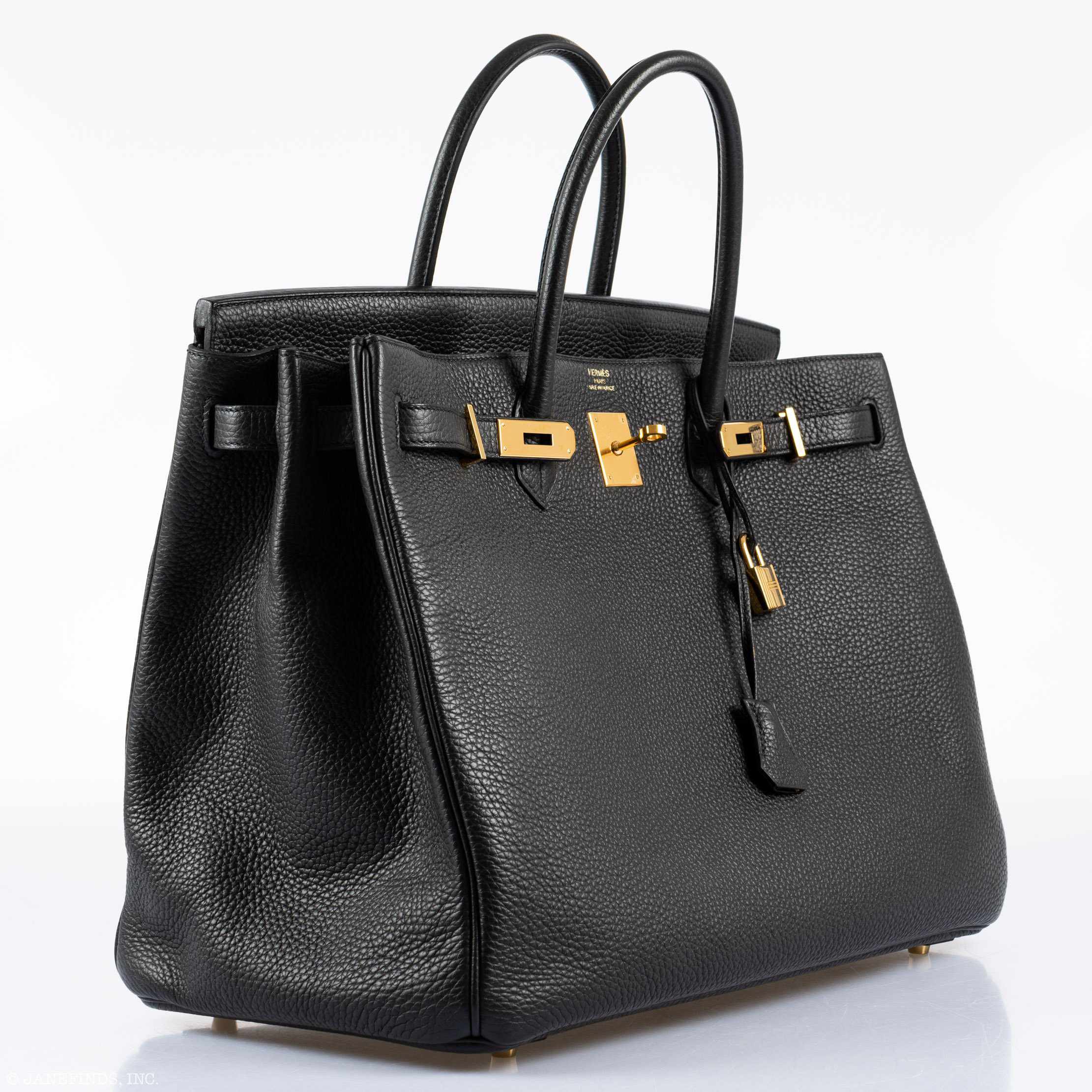 Hermès Birkin 40 Plomb Clemence Gold Hardware - 2017