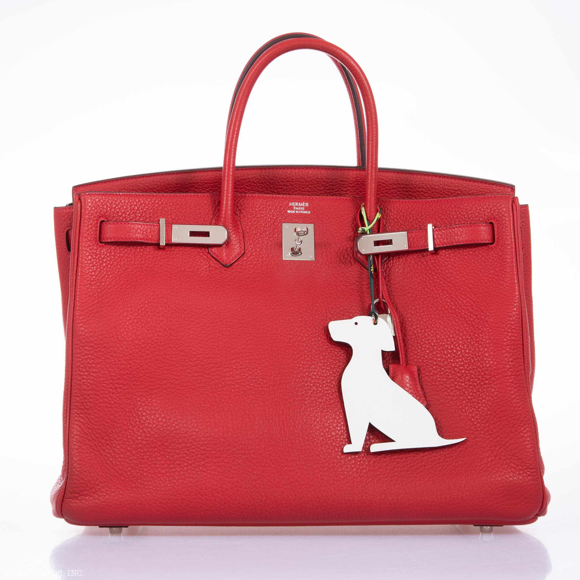 Hermès Birkin 40 Rouge Vif Togo Palladium Hardware