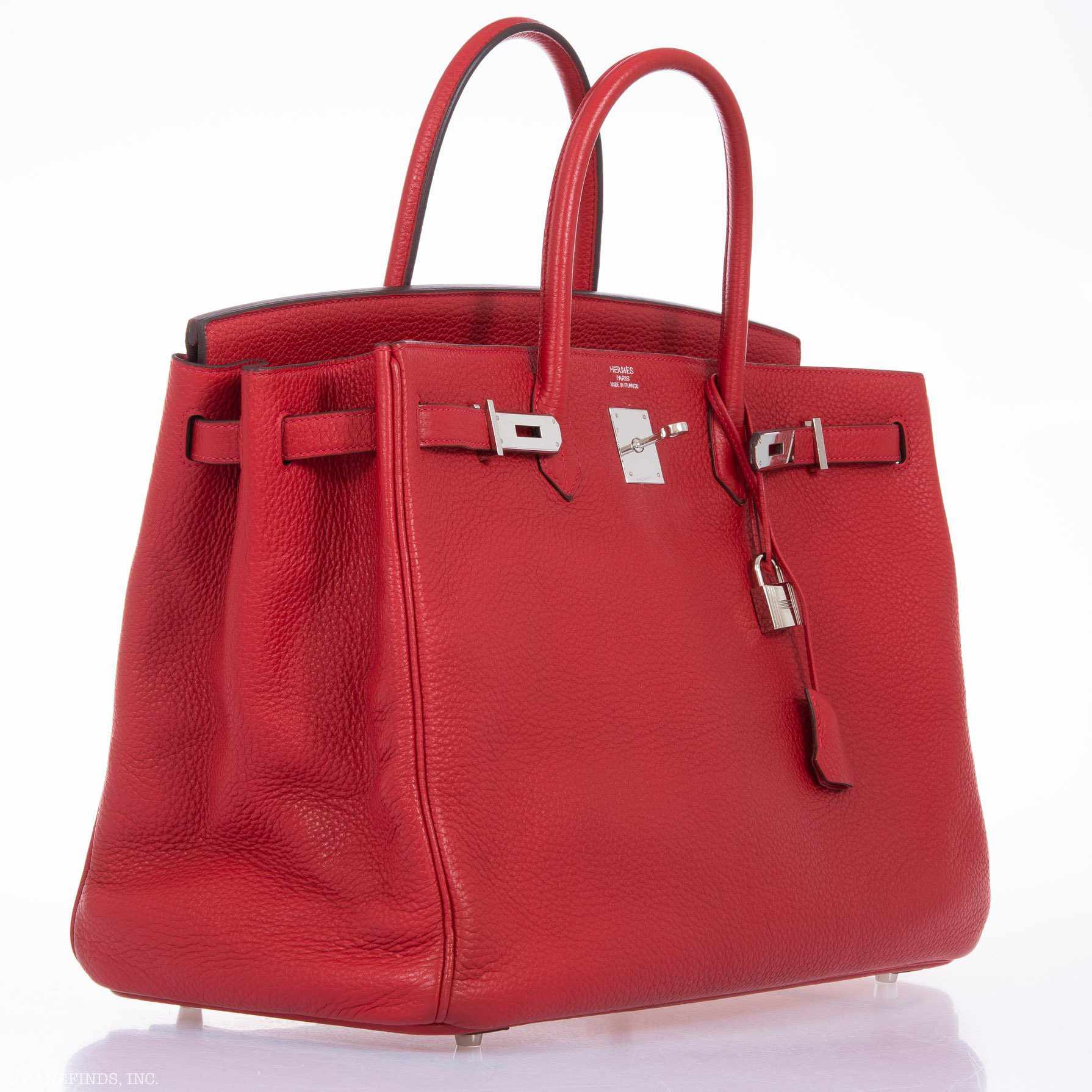 Hermès Birkin 40 Rouge Vif Togo Palladium Hardware