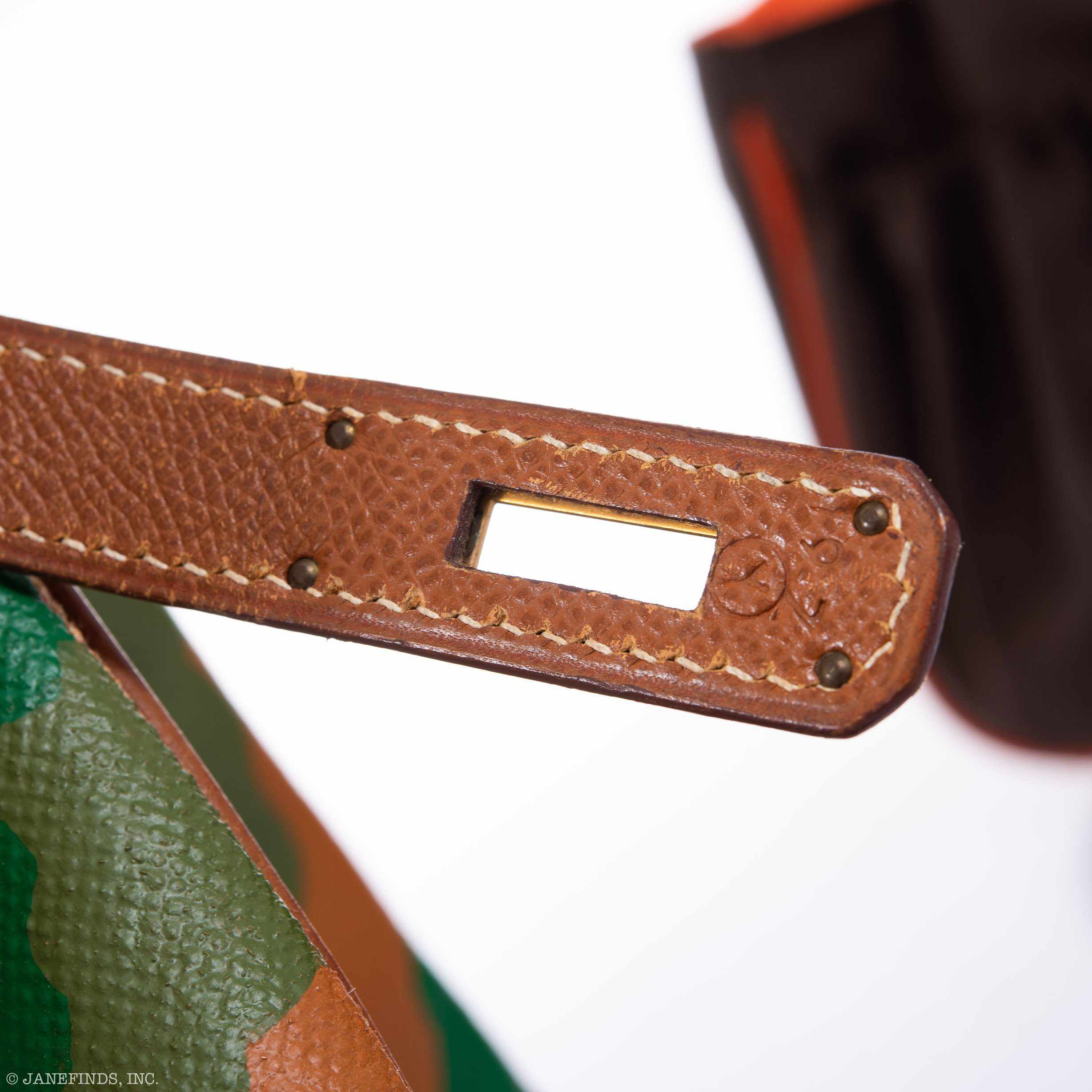 Hermès Birkin 40 Toile Epsom Camouflage Gold Hardware * JaneFinds Custom Shop