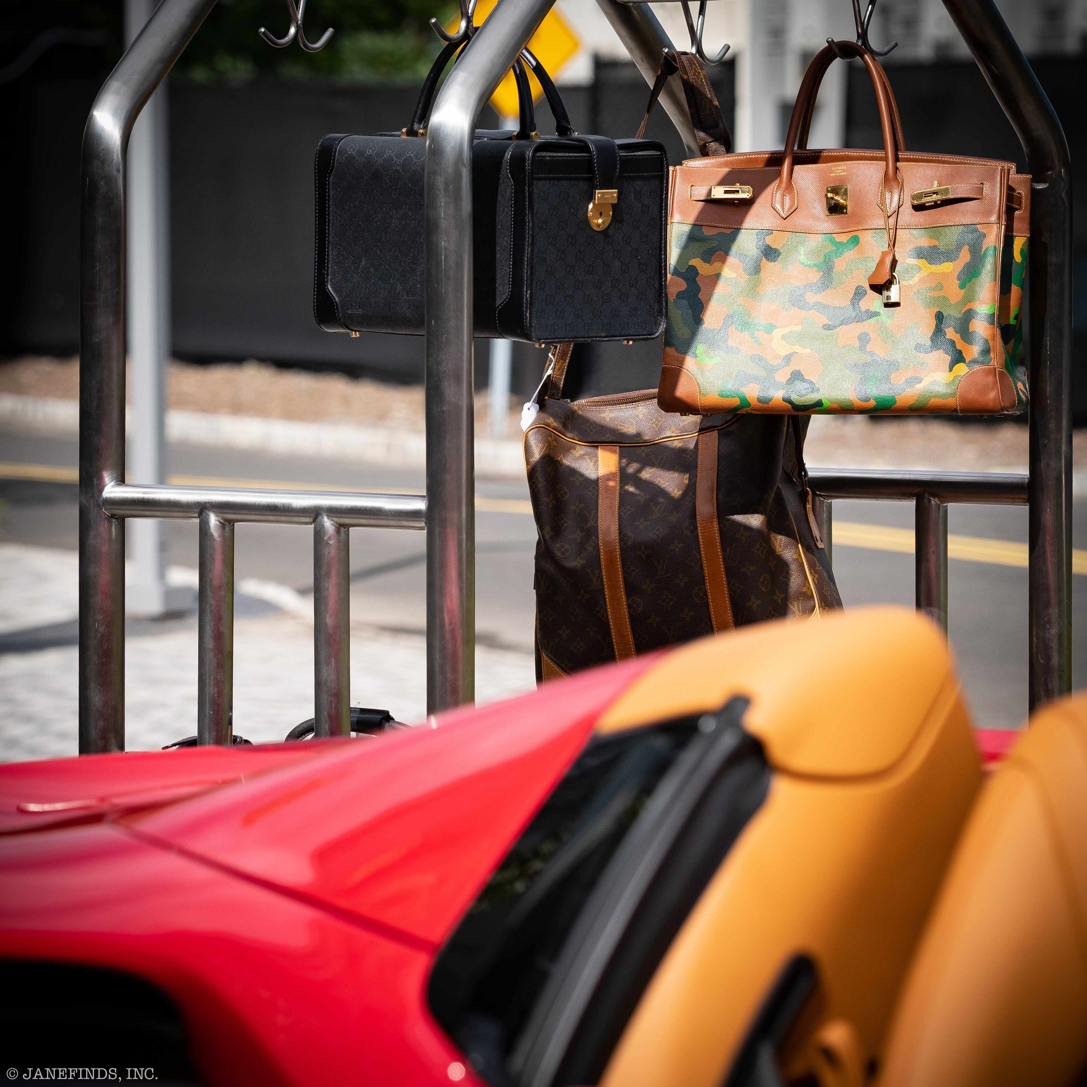 Hermès Birkin 40 Toile Epsom Camouflage Gold Hardware * JaneFinds Custom Shop