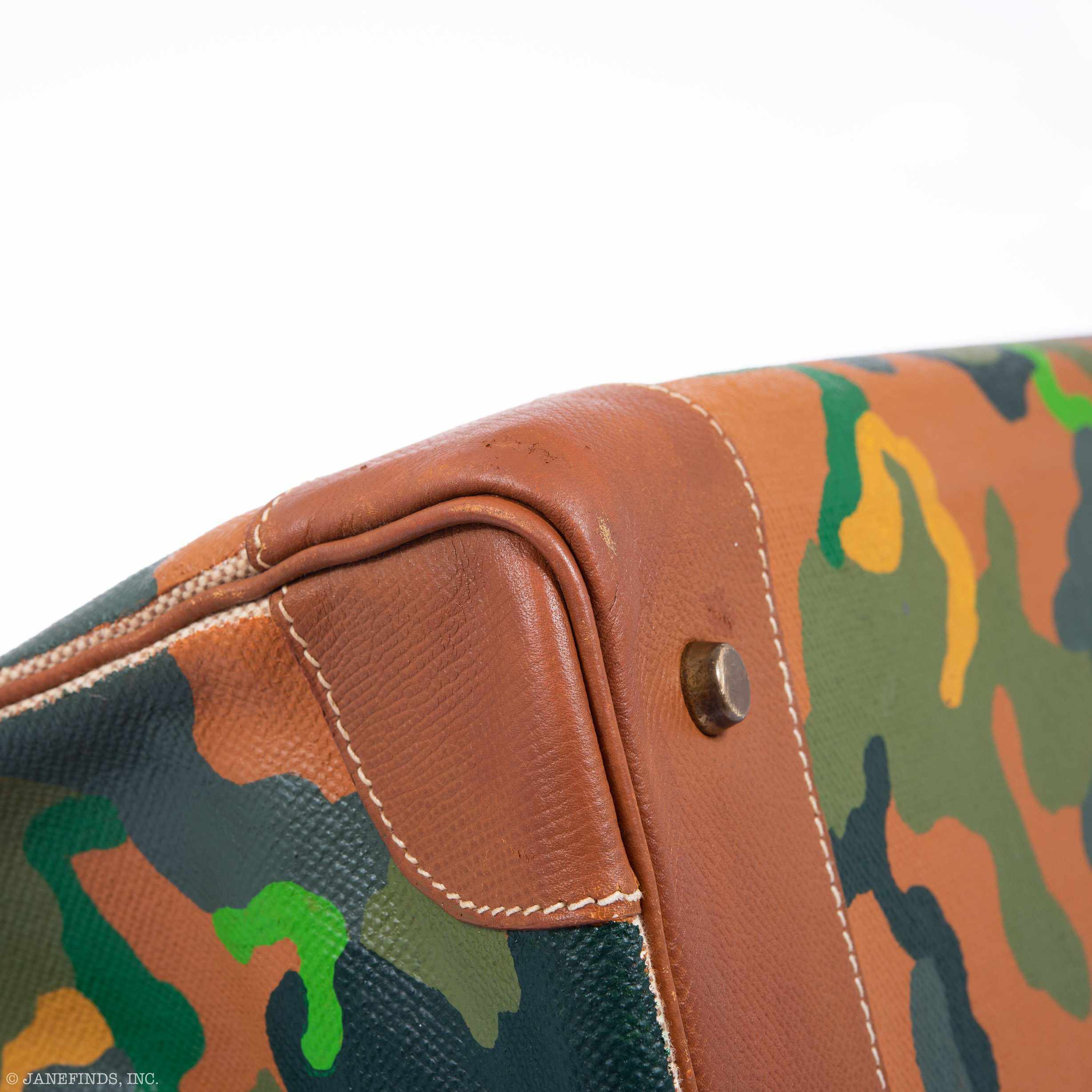 Hermès Birkin 40 Toile Epsom Camouflage Gold Hardware * JaneFinds Custom Shop