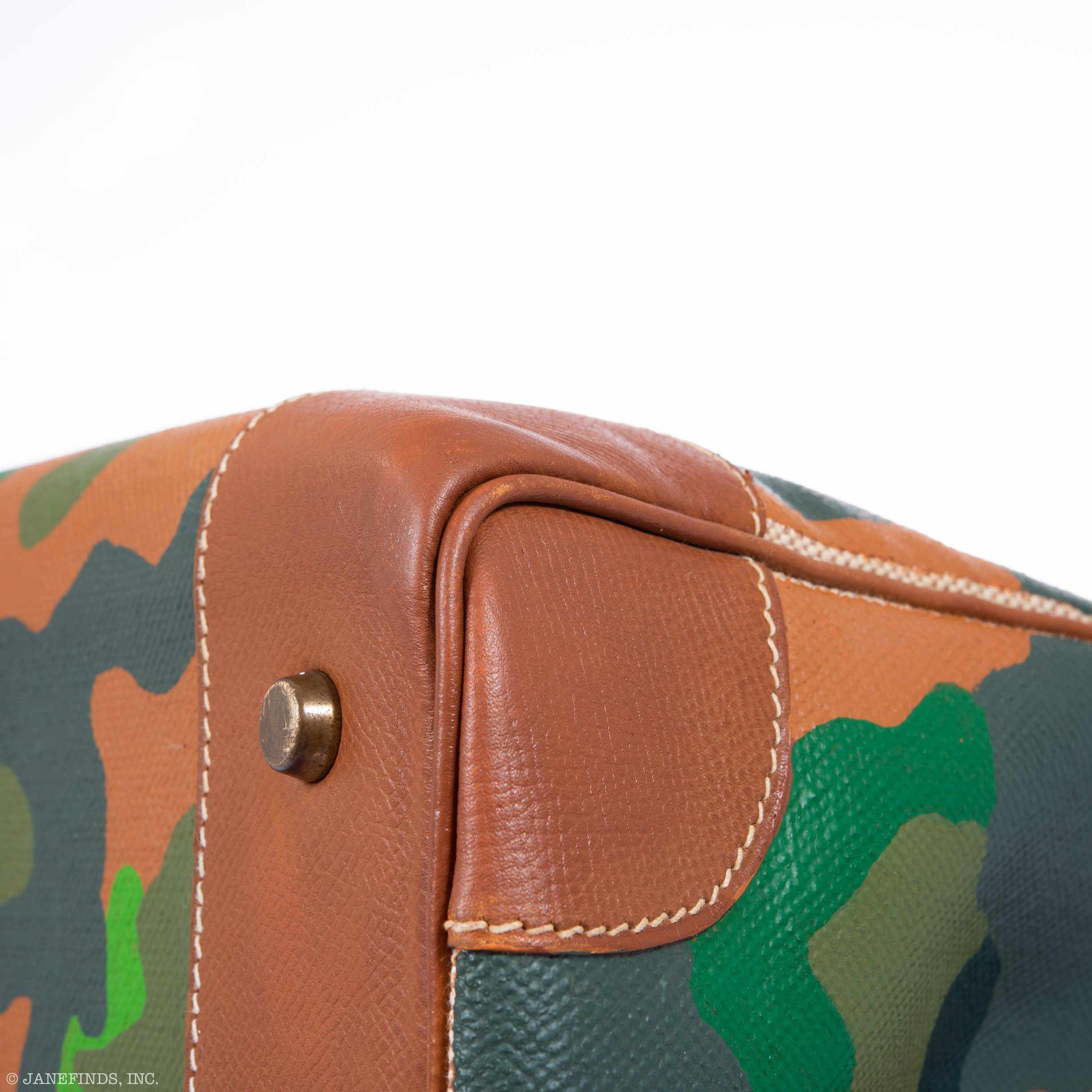 Hermès Birkin 40 Toile Epsom Camouflage Gold Hardware * JaneFinds Custom Shop