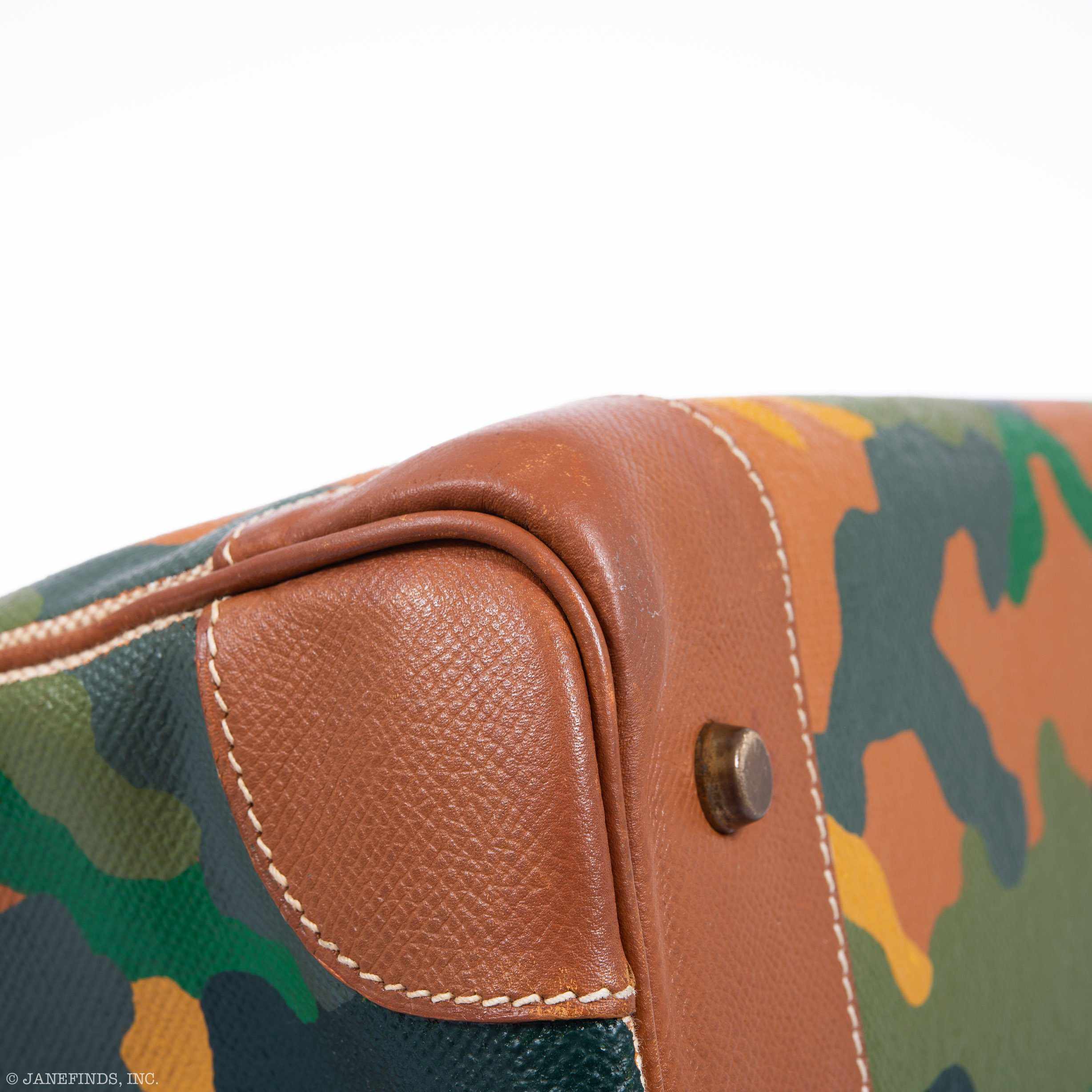 Hermès Birkin 40 Toile Epsom Camouflage Gold Hardware * JaneFinds Custom Shop