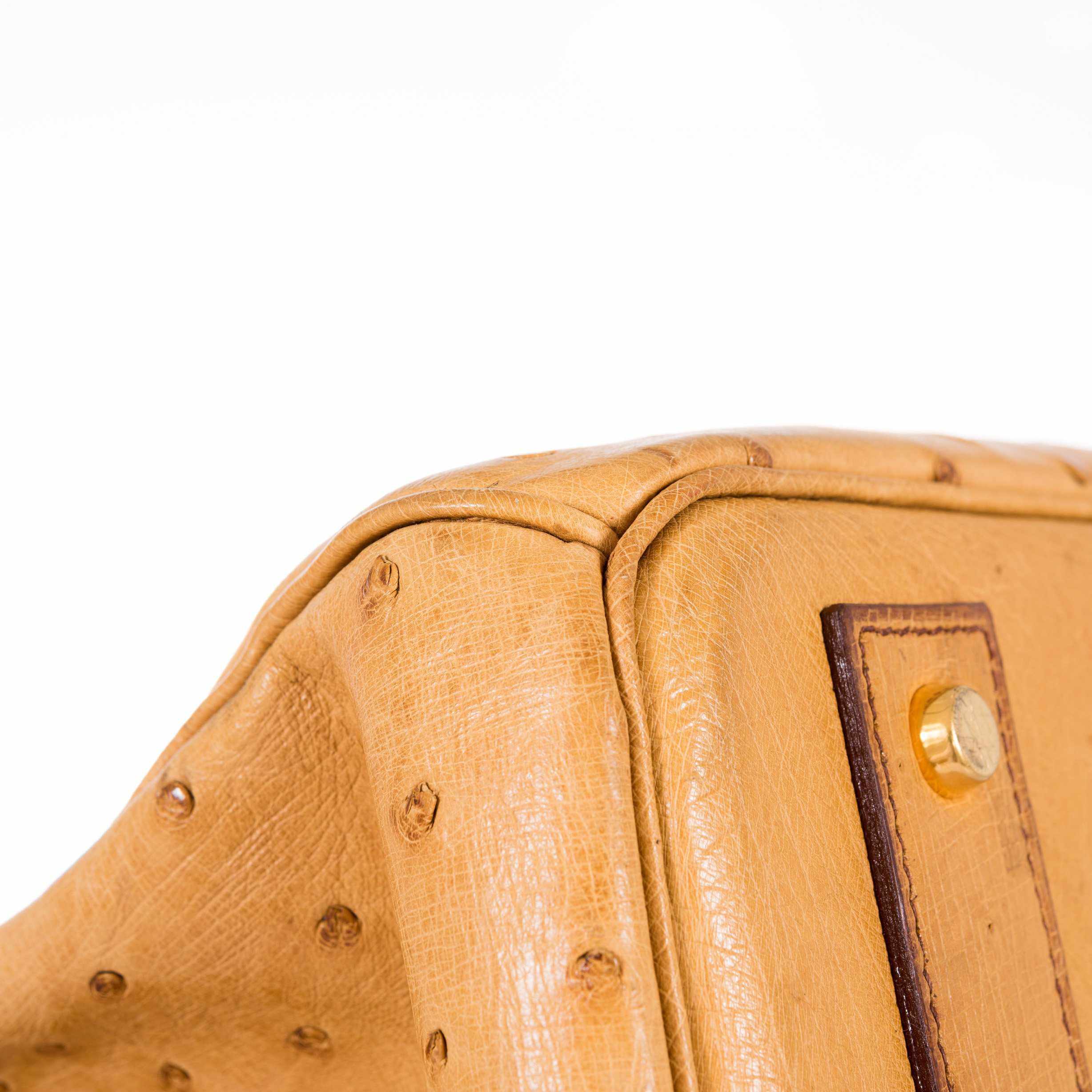 Hermès Birkin 45 HAC Gold Ostrich Gold Hardware