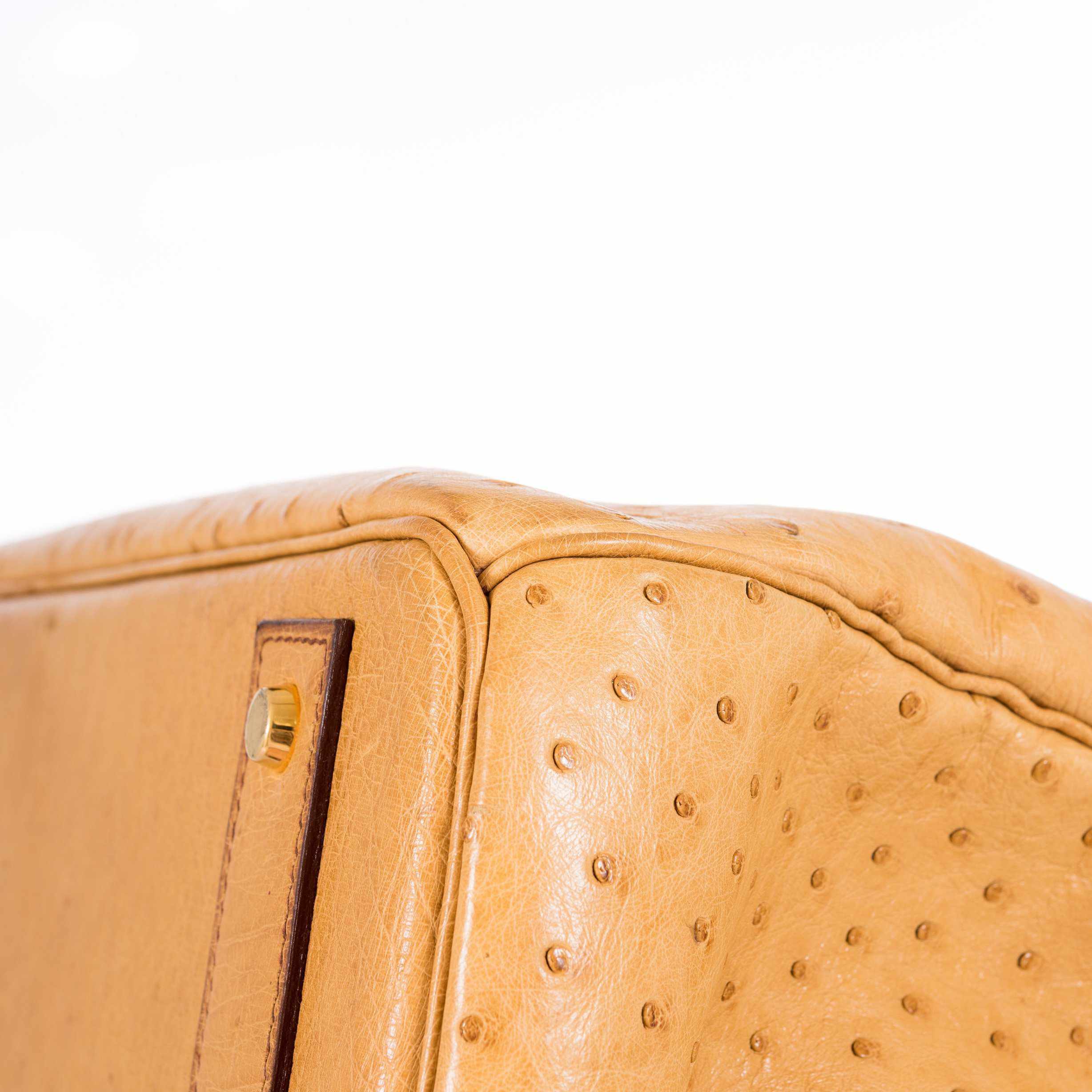 Hermès Birkin 45 HAC Gold Ostrich Gold Hardware