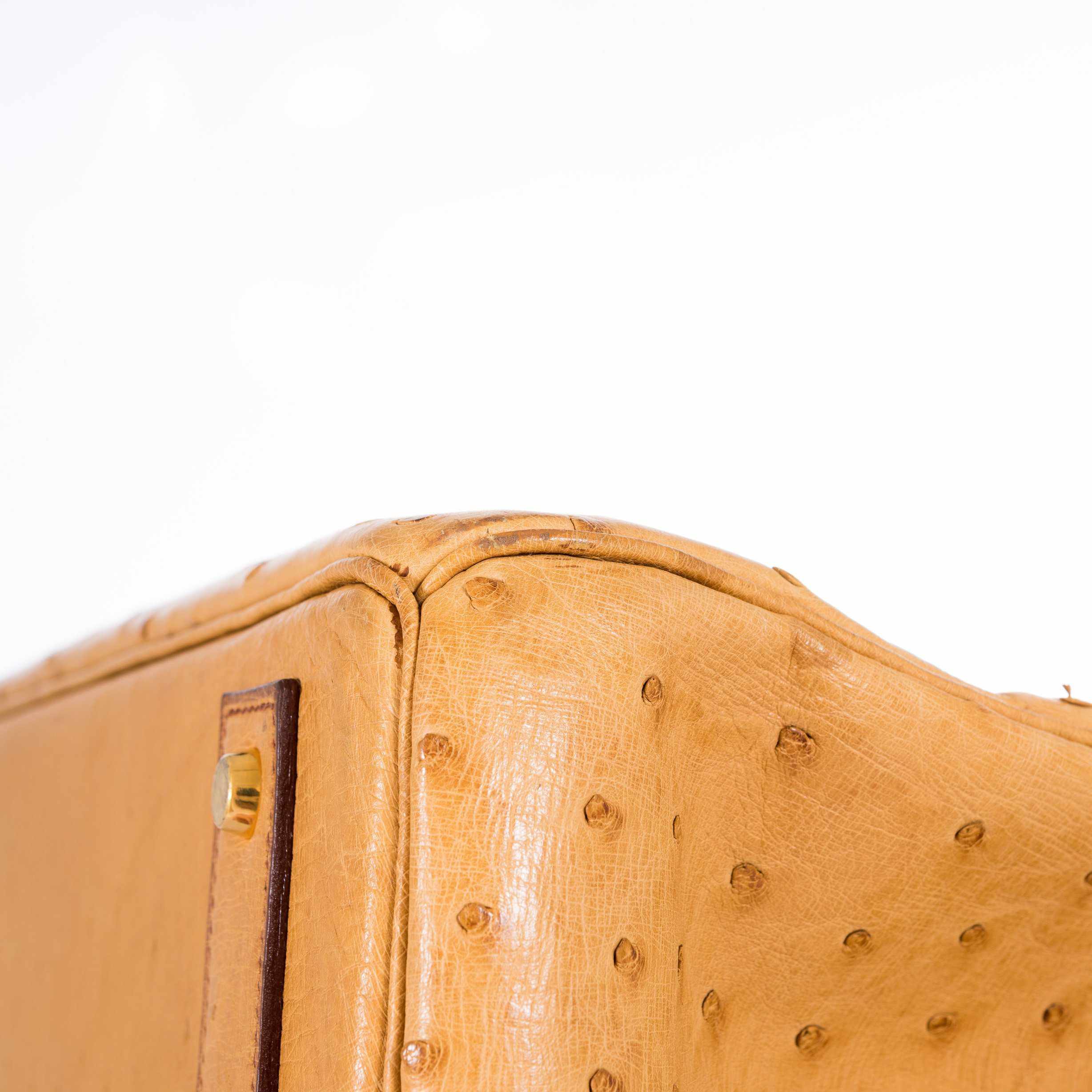 Hermès Birkin 45 HAC Gold Ostrich Gold Hardware