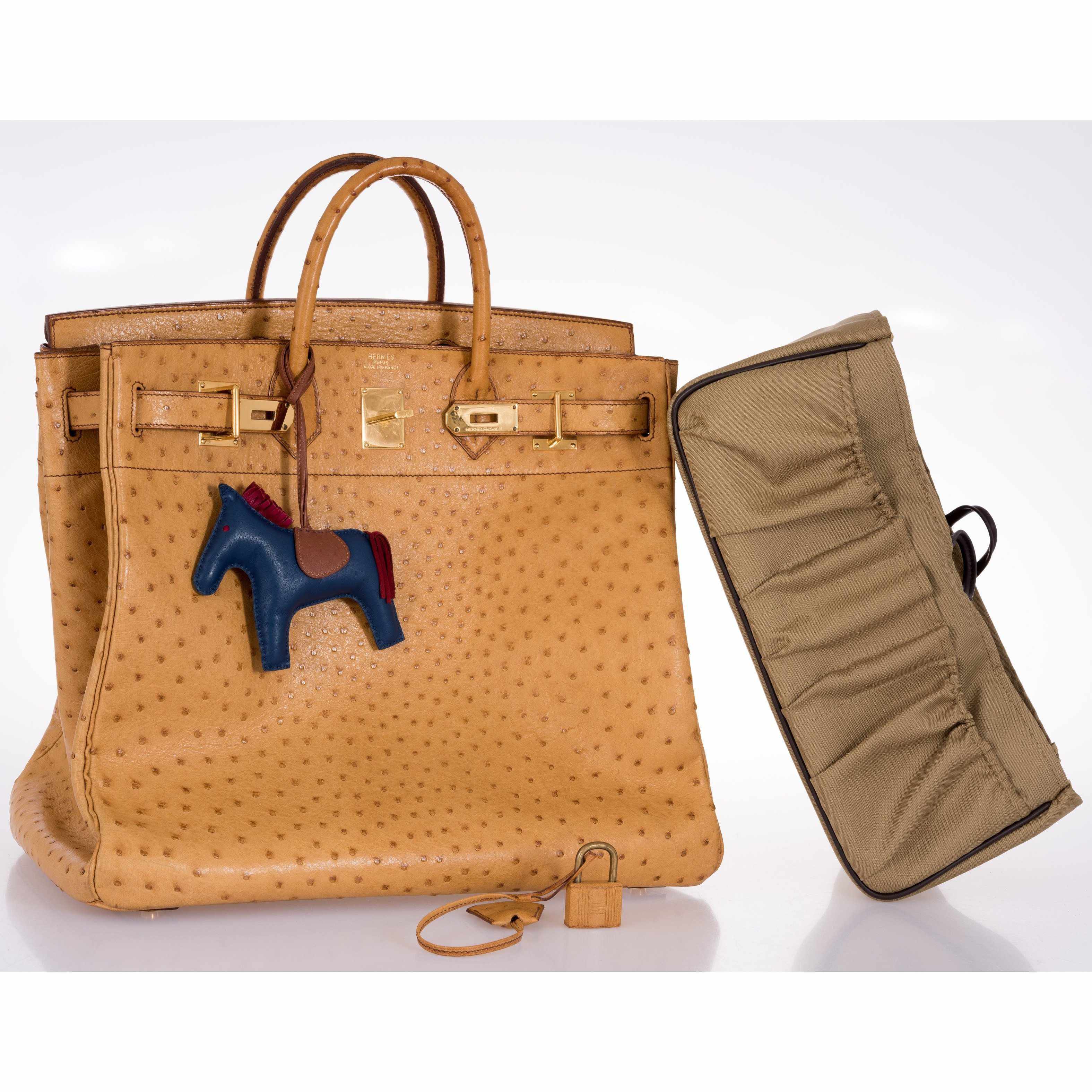 Hermès Birkin 45 HAC Gold Ostrich Gold Hardware