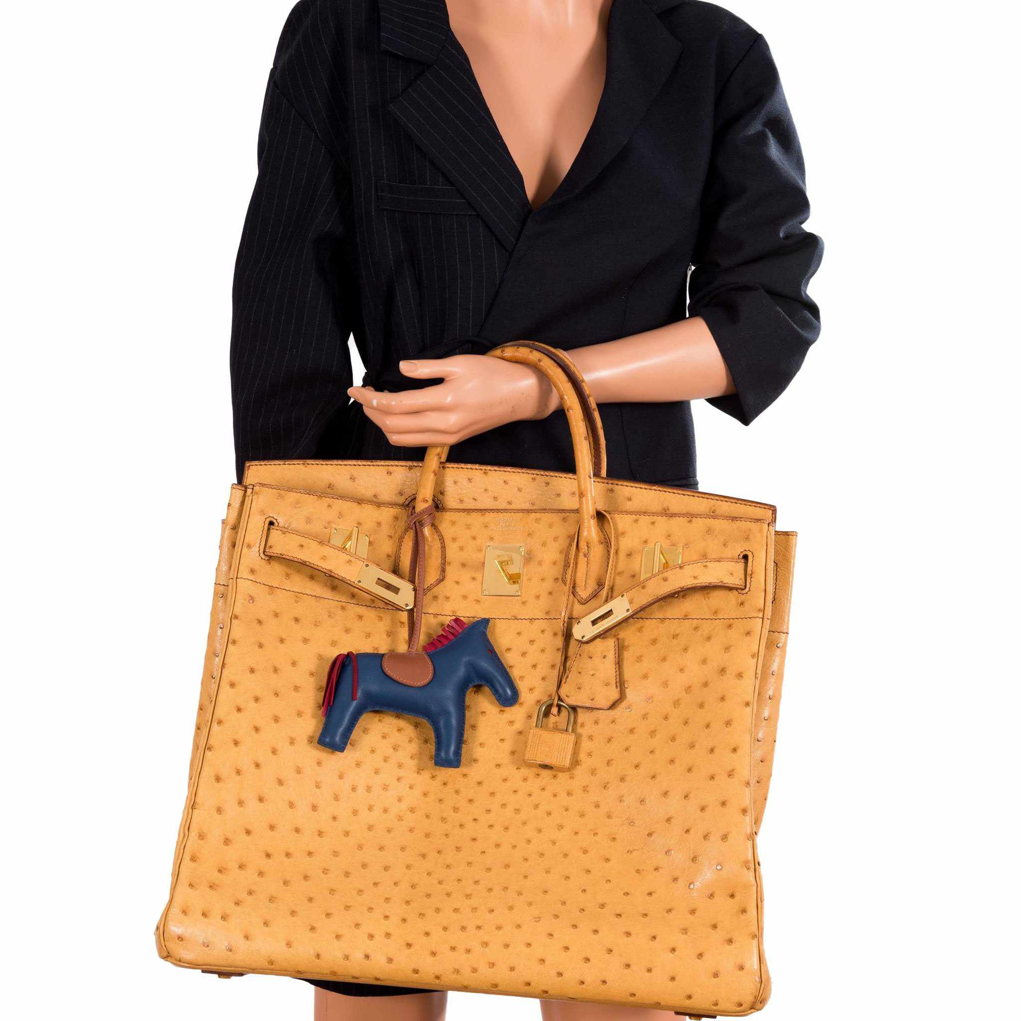 Hermès Birkin 45 HAC Gold Ostrich Gold Hardware