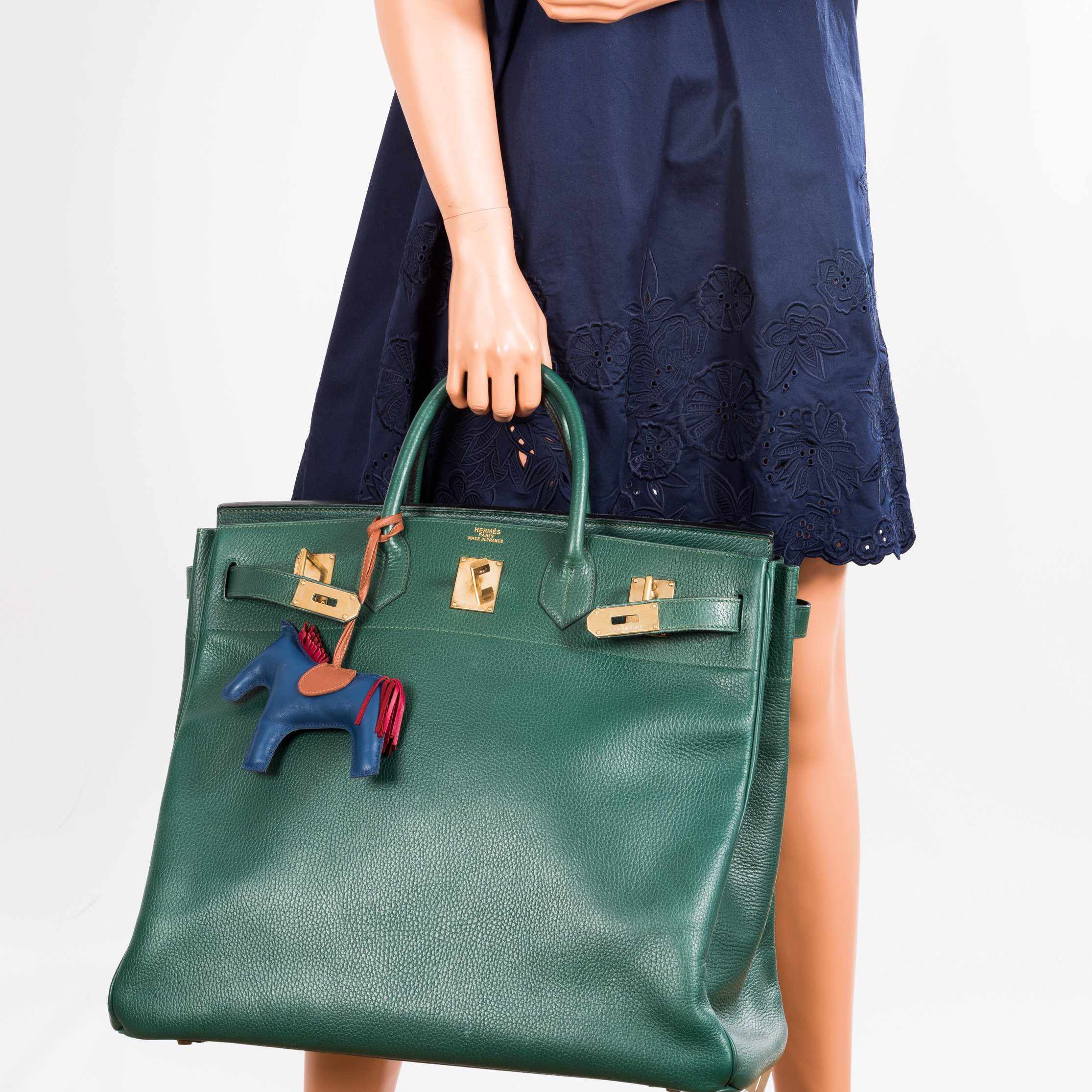 Hermès Birkin 45 HAC Green Ardennes Vert Claire Gold Hardware