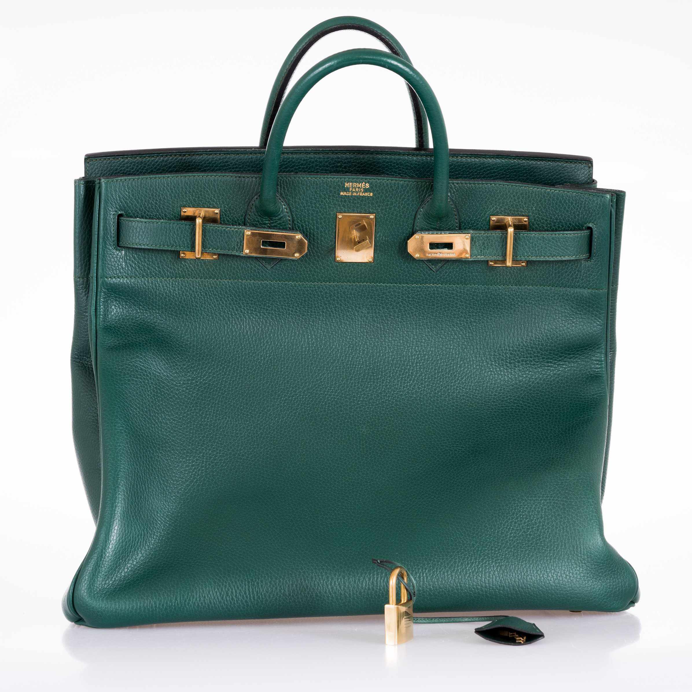 Hermès Birkin 45 HAC Green Ardennes Vert Claire Gold Hardware