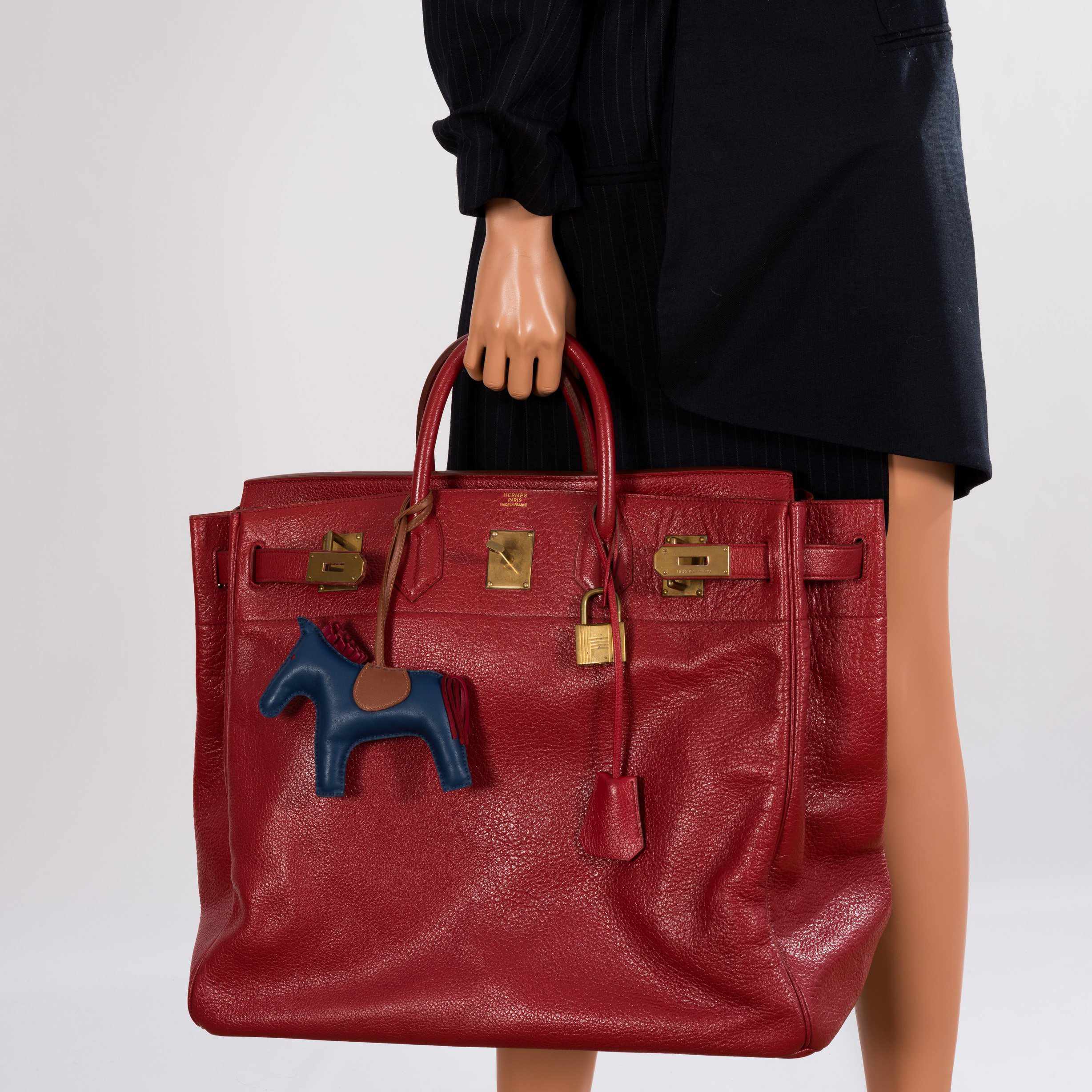 Hermès Birkin 45 HAC Red Buffalo Gold Hardware