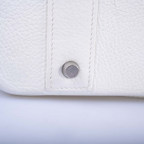 Hermès Birkin 55 White Togo Palladium Hardware Travel Bag