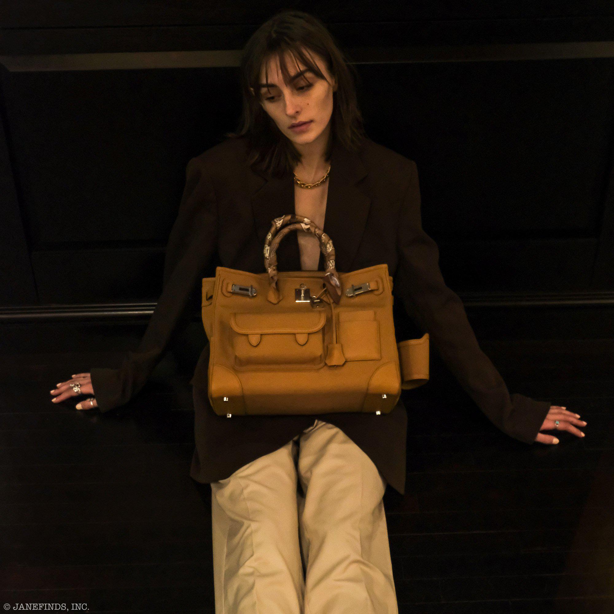 Hermès Birkin Cargo 35 Sesame Swift & Canvas Palladium Hardware - 2020, Y