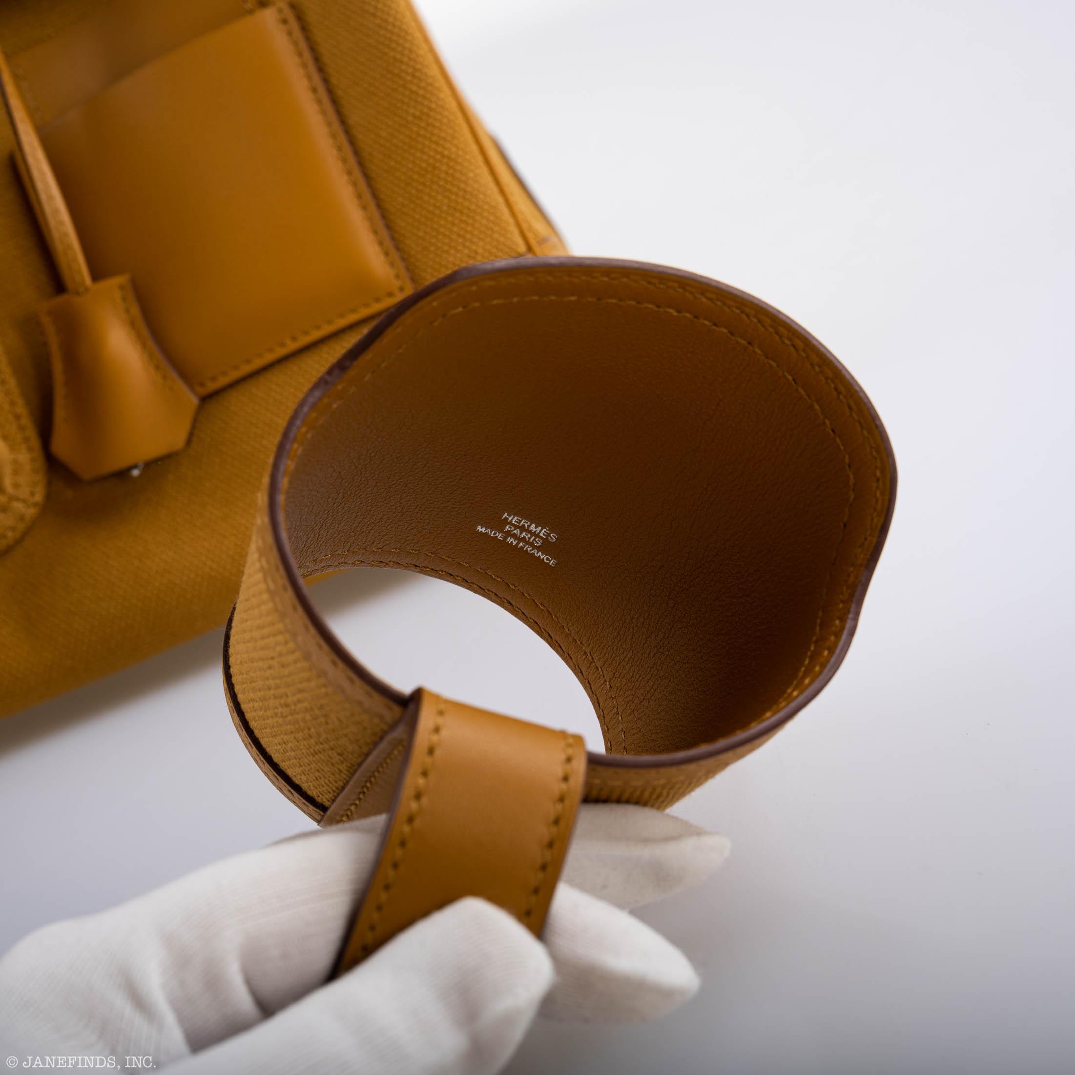 Hermès Birkin Cargo 35 Sesame Swift & Canvas Palladium Hardware - 2020, Y