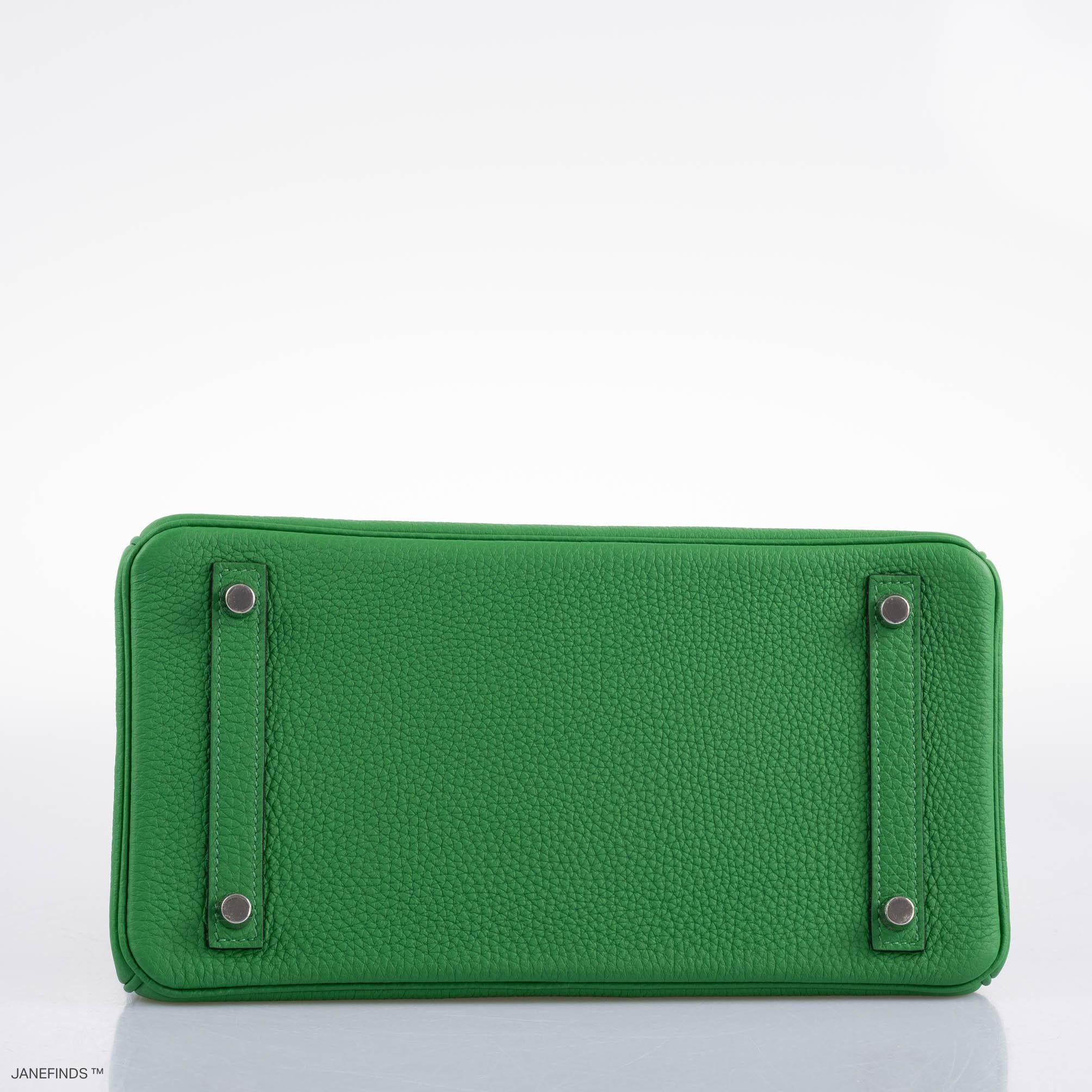 Hermès Birkin Touch 30 Bambou (Bamboo) Togo & Cactus Niloticus Crocodile Palladium Hardware - 2020, Y