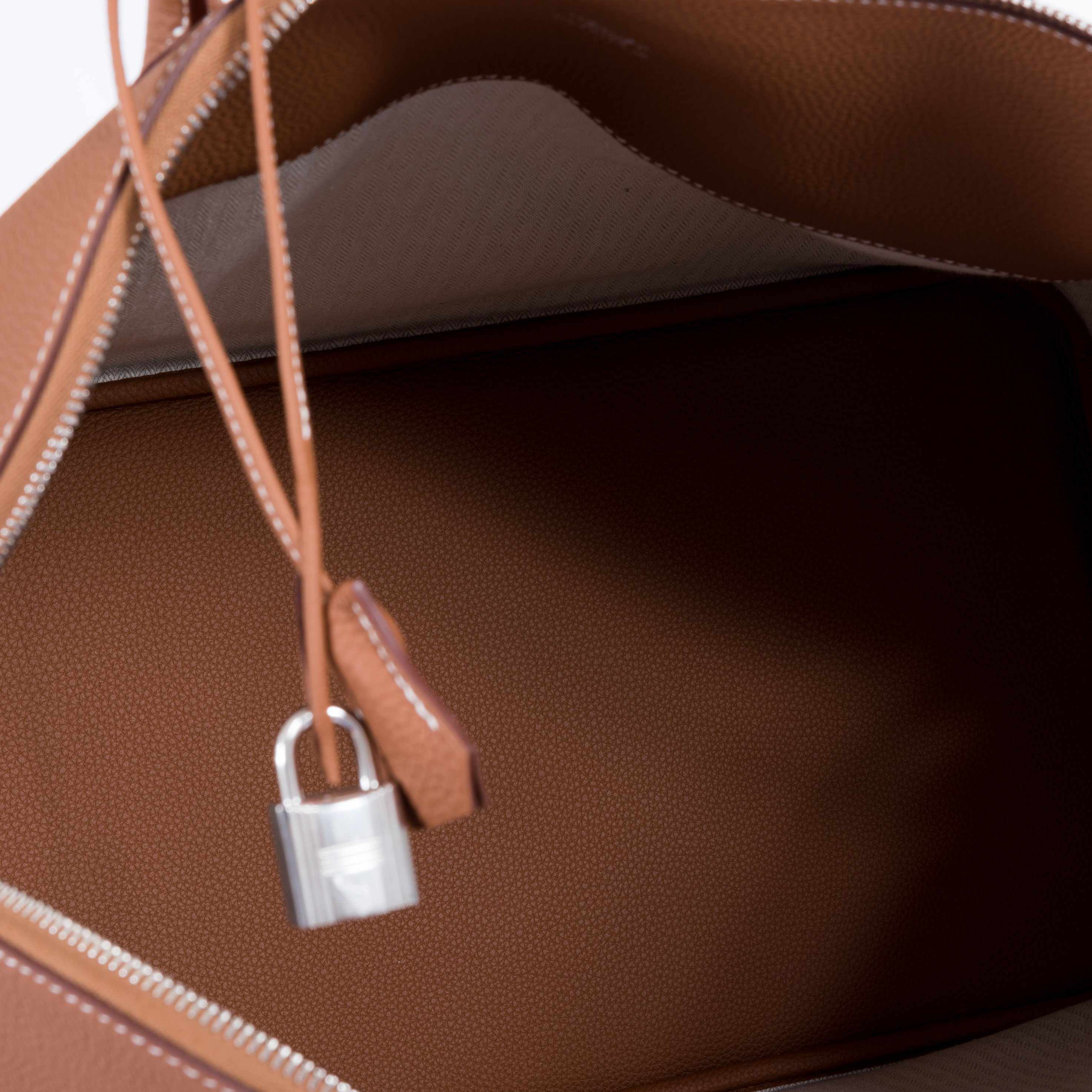 Hermès Bolide 40 Shark Gold Unisex Blue Palladium Hardware Runway