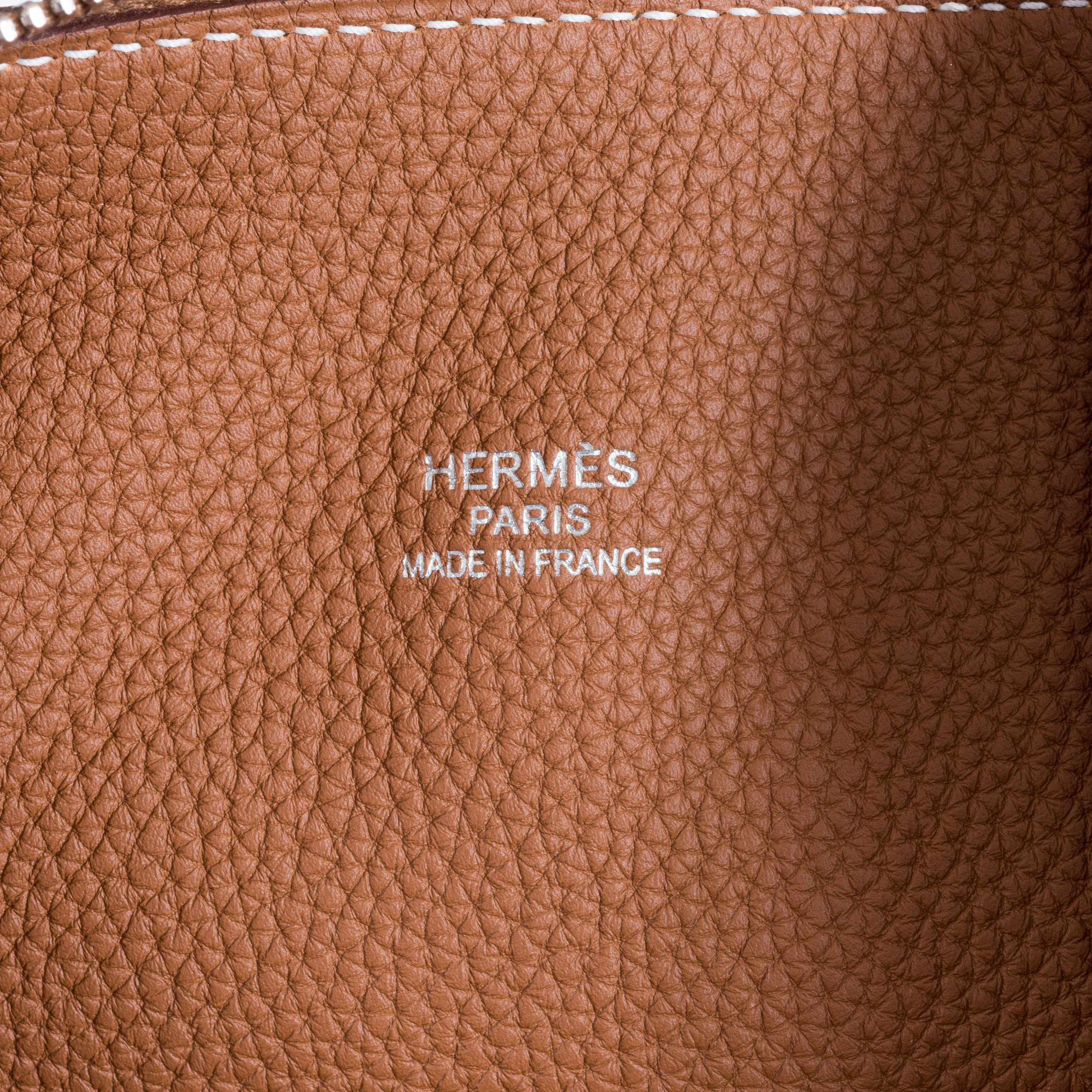Hermès Bolide Shark 45 Gold Togo Palladium Hardware