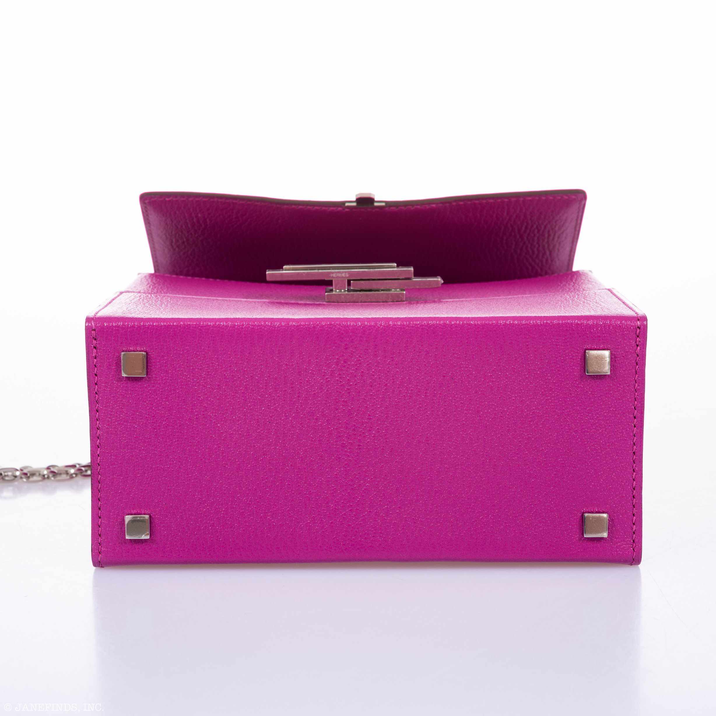 Hermès Cinhetic Bag Magnolia Mysore Goat Palladium Hardware