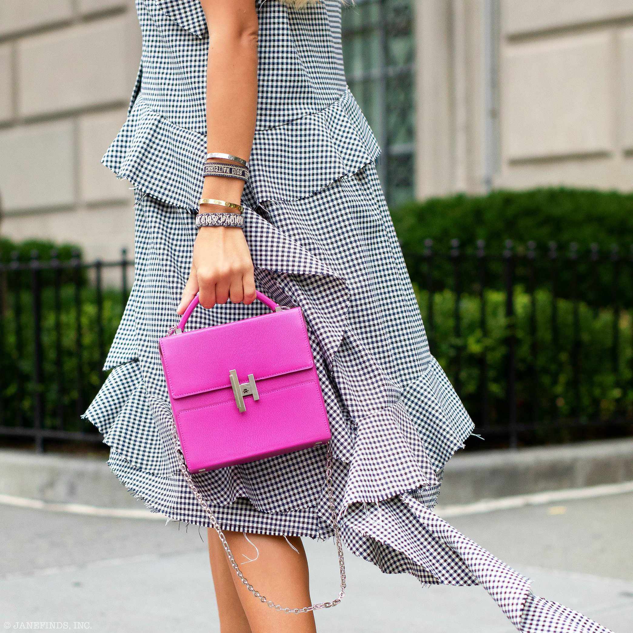 Hermès Cinhetic Bag Magnolia Mysore Goat Palladium Hardware