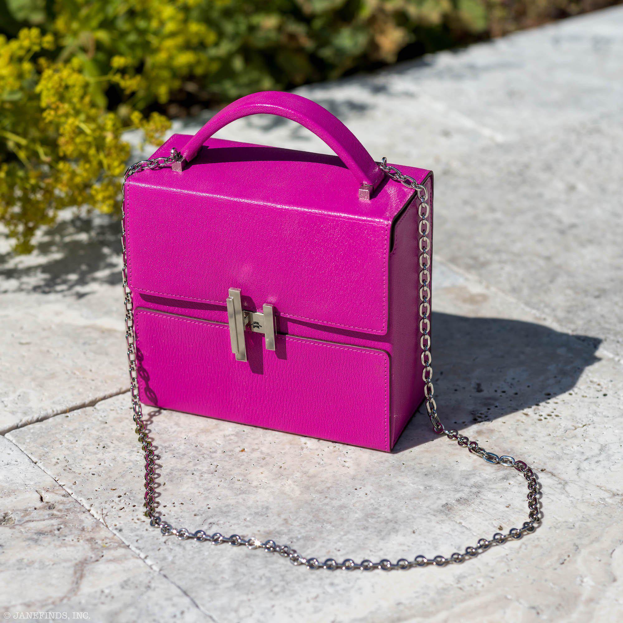 Hermès Cinhetic Bag Magnolia Mysore Goat Palladium Hardware