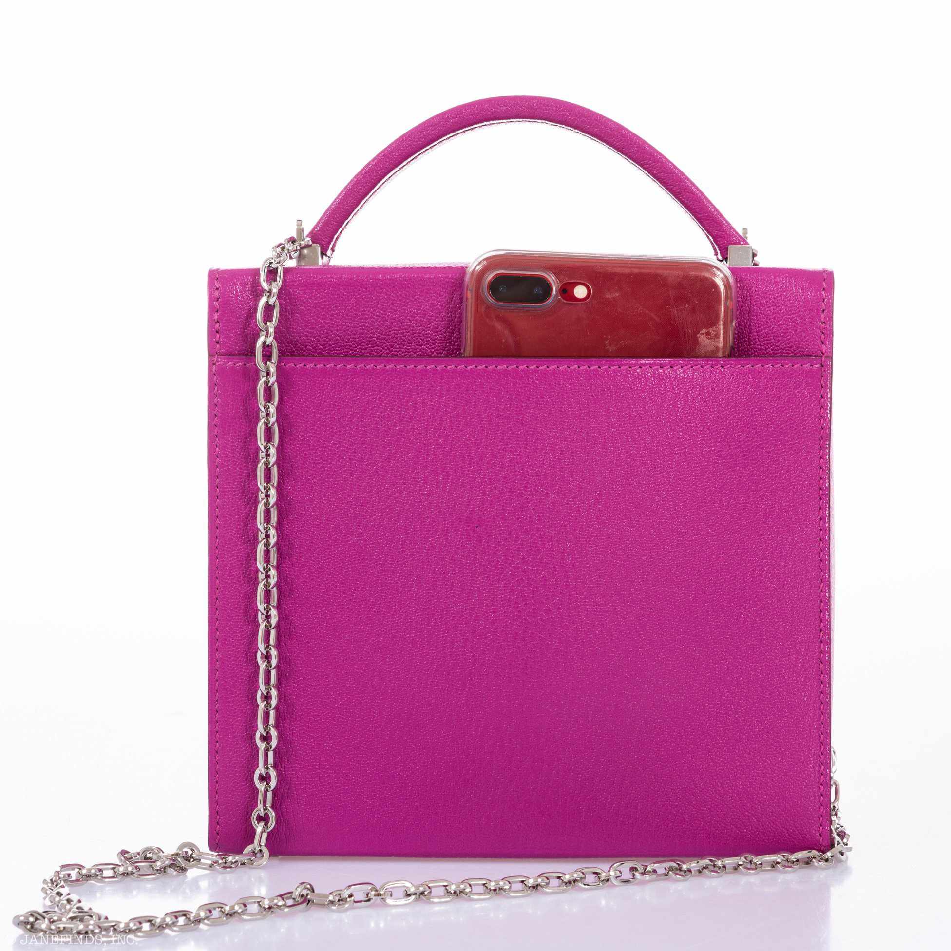 Hermès Cinhetic Bag Magnolia Mysore Goat Palladium Hardware