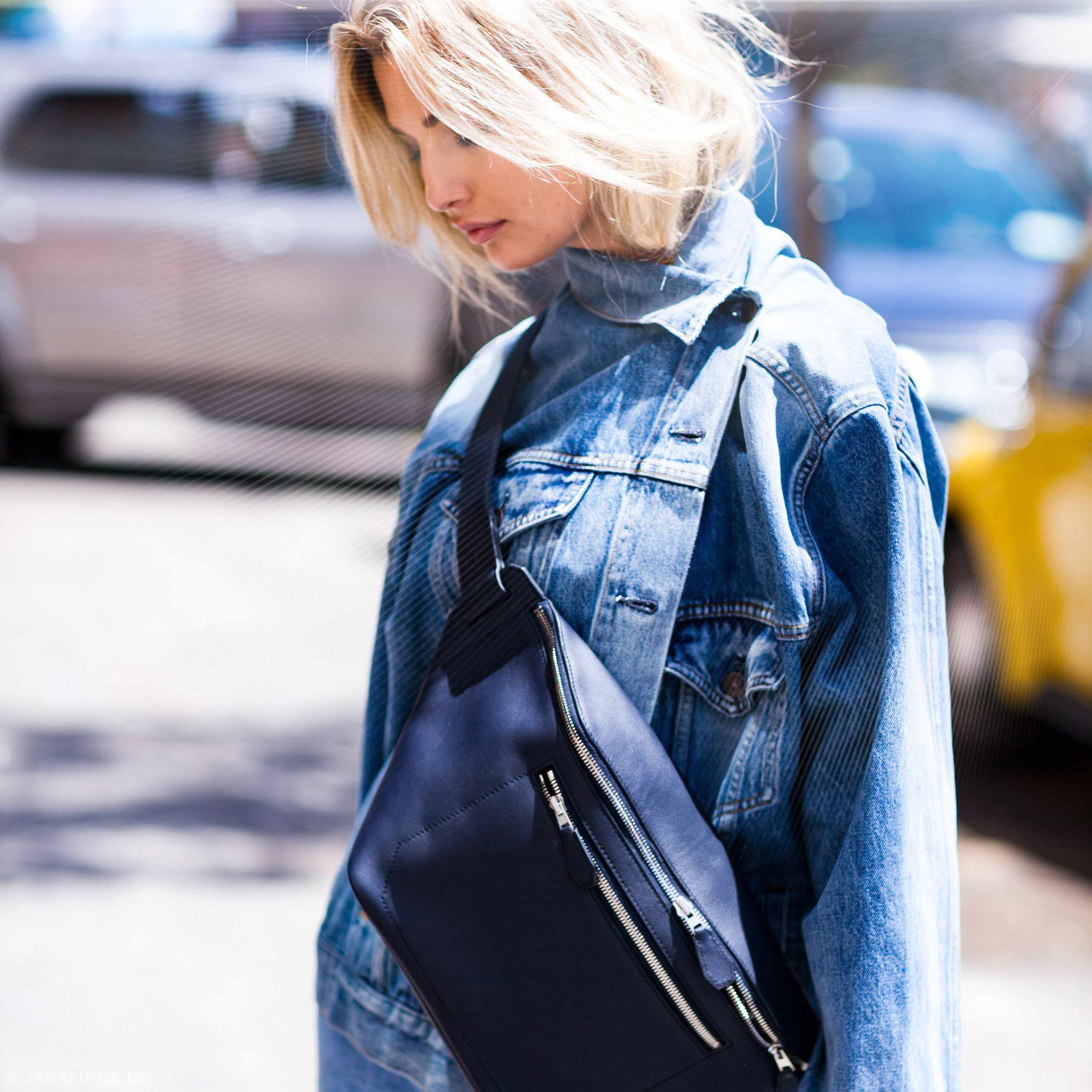 Hermès Cityslide Blue Indigo Cross PM Unisex Taurillon Cristobal - Limited Edition