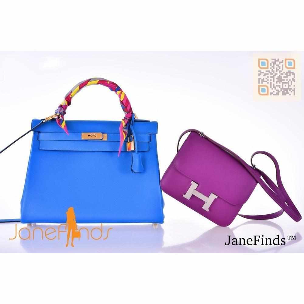 Hermès Constance 18 Anemone Tadelakt Palladium Hardware