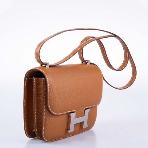 Hermès Constance 18 Gold Epsom with Palladium Hardware