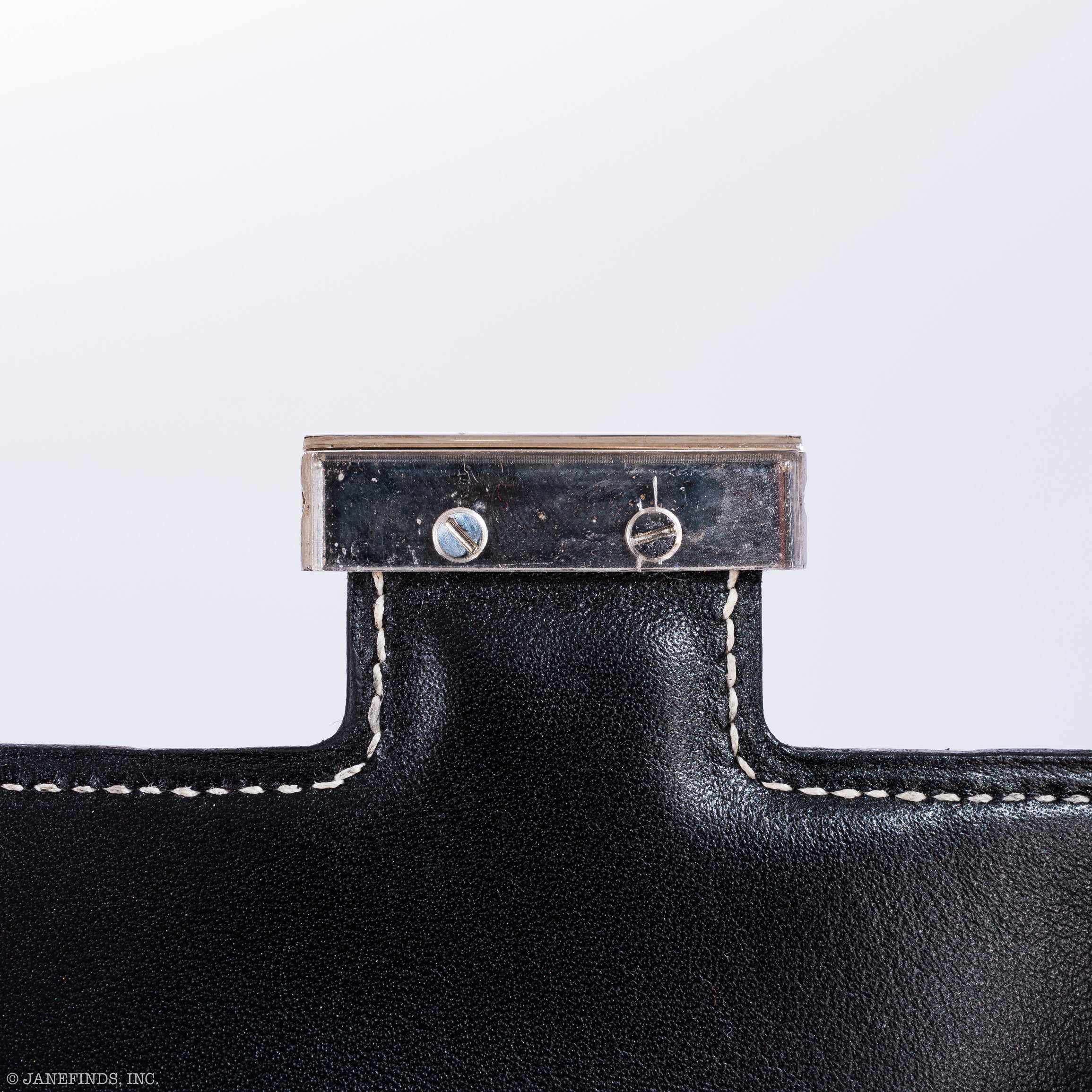 Hermès Constance 18 Metallic Silver Chevre Palladium Hardware