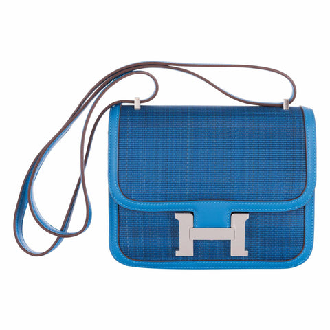 Hermès Constance 18 Special Edition Mykonos And Blue Thalassa Crinoline