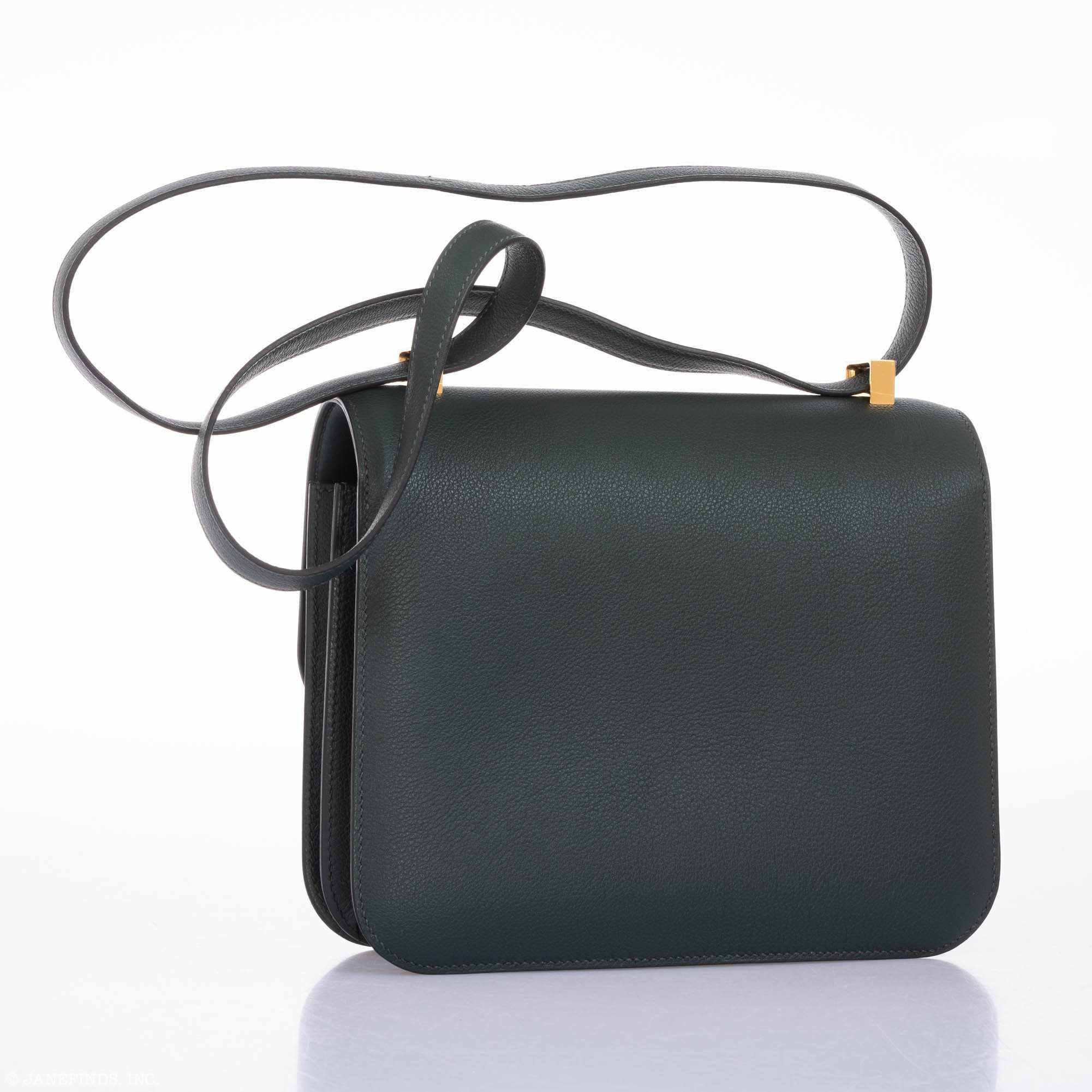 Hermès Constance 24 Vert Titien Evercolor Gold Hardware